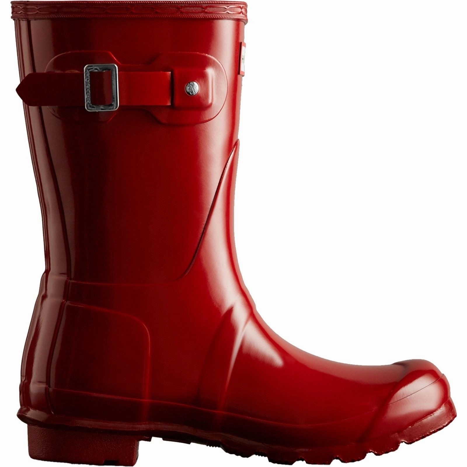 Rain Grip Max Hunter Original Short Gloss Rubber Women's Military Red Wellington Boots