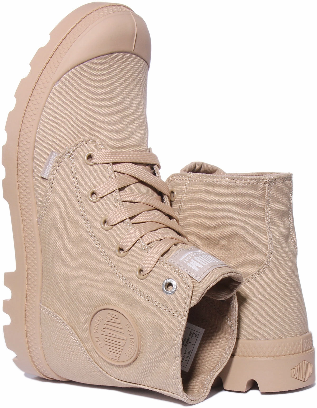 Rain Guard Palladium Monocrome In Sand Boots