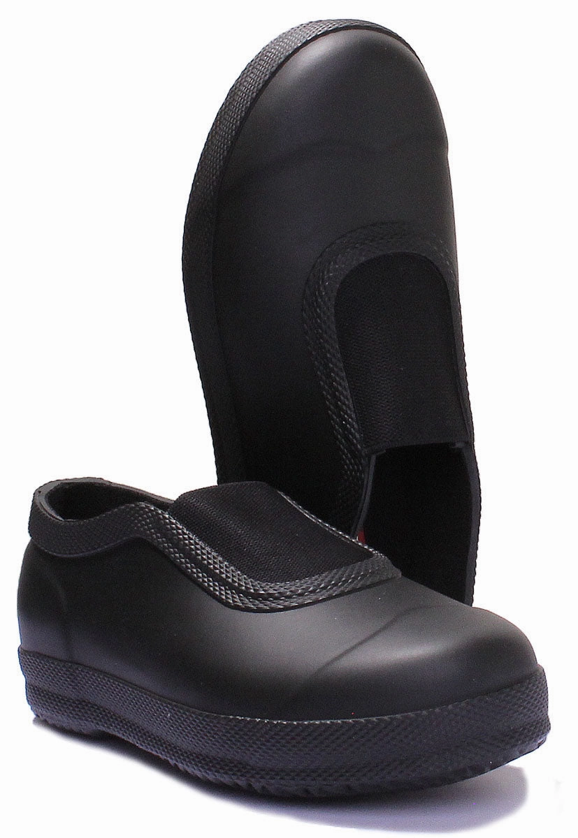 rain walk Hunter Kids Plimsoll In Black