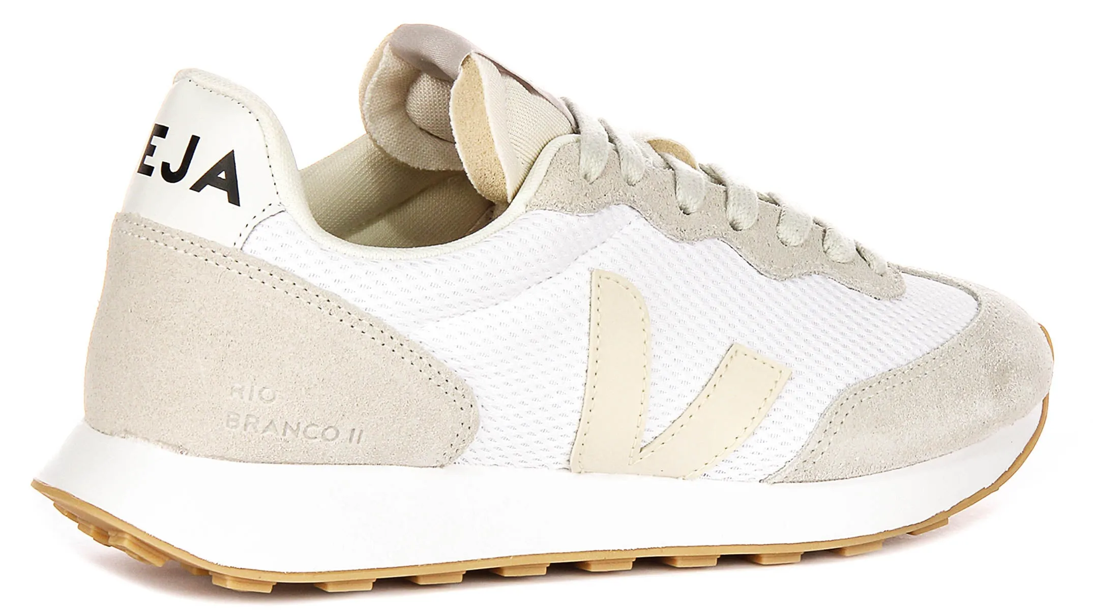 Rapid Fit Veja Rio Branco II In White Grey For Women