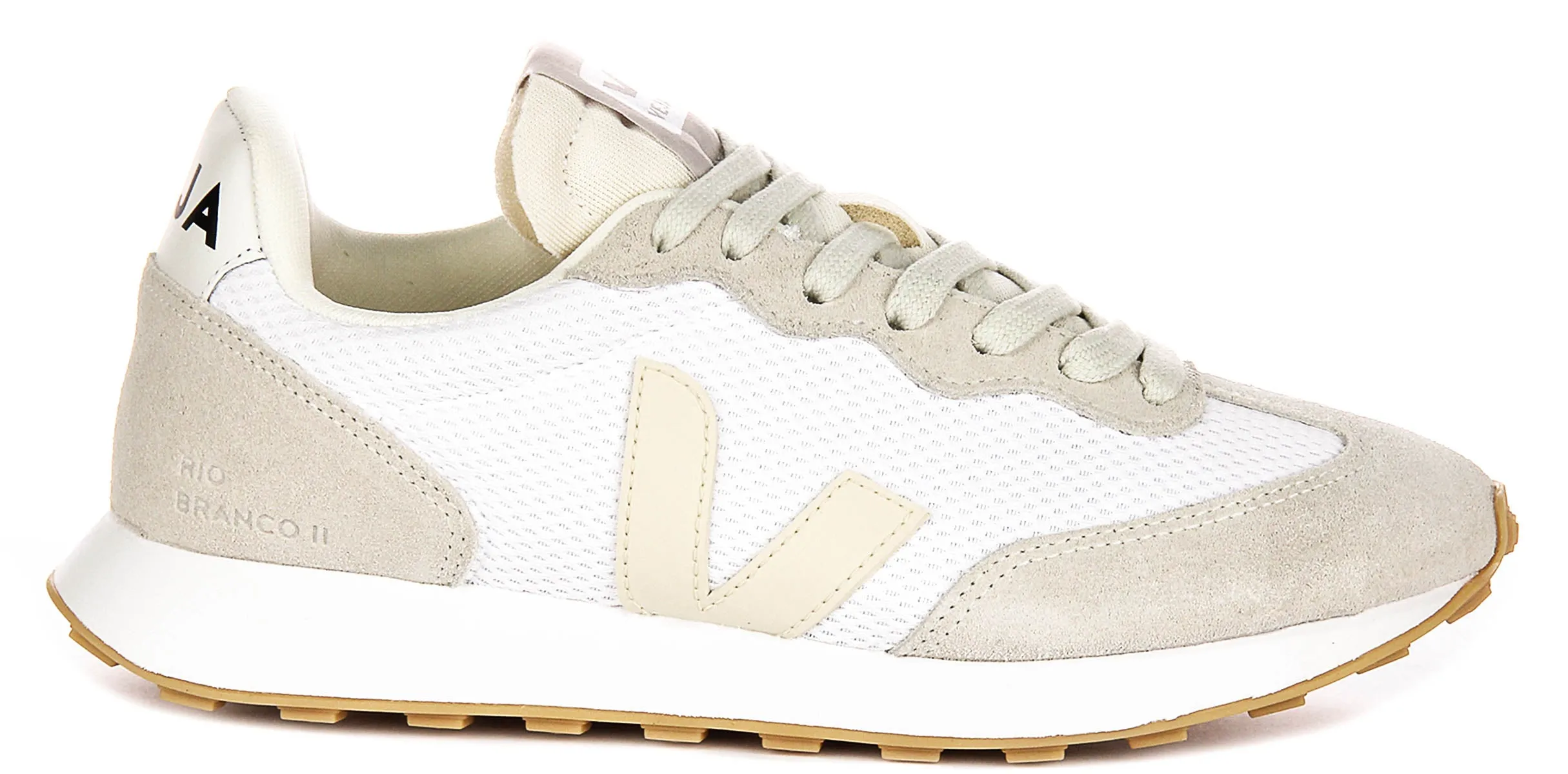 Rapid Fit Veja Rio Branco II In White Grey For Women