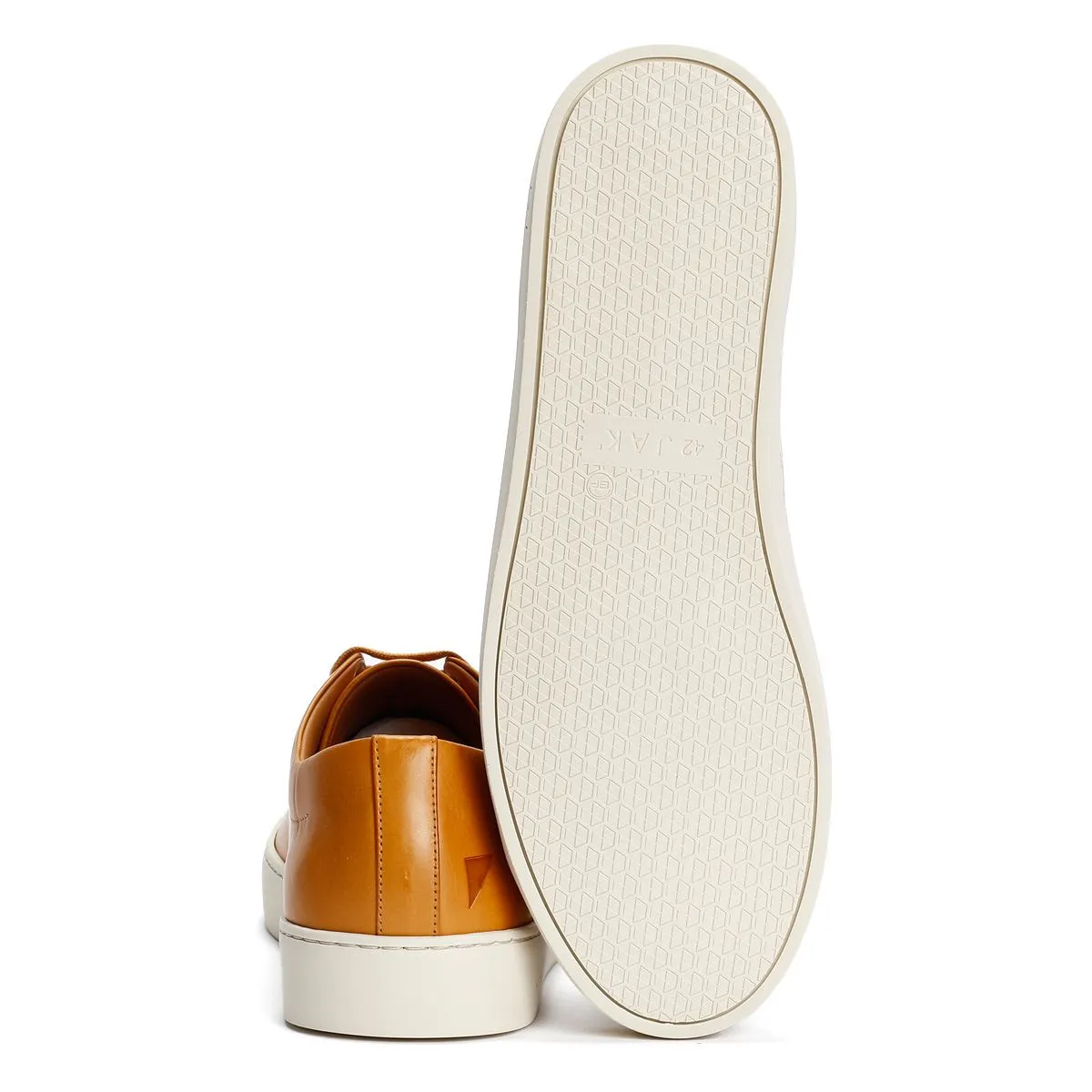 Rapid lacing JAK Royal Leather Men's Tan Trainers