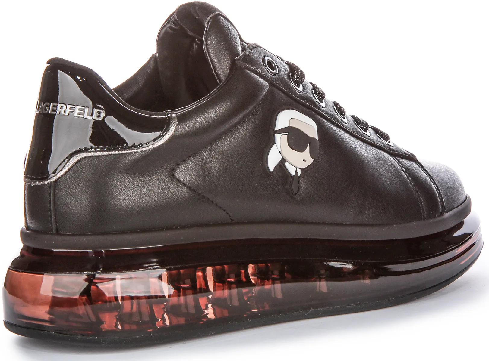 Rapid Motion Karl Lagerfeld Kapri Kushion In Black Mono For Women