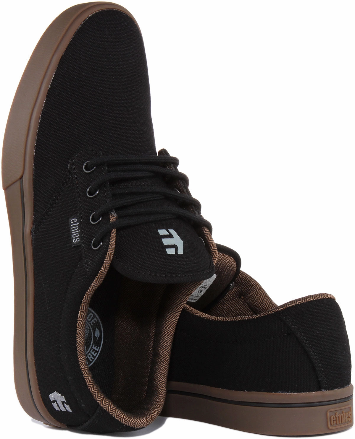 Rapid Fit Etnies Jamescon 2 Eco In Black Gum Sole