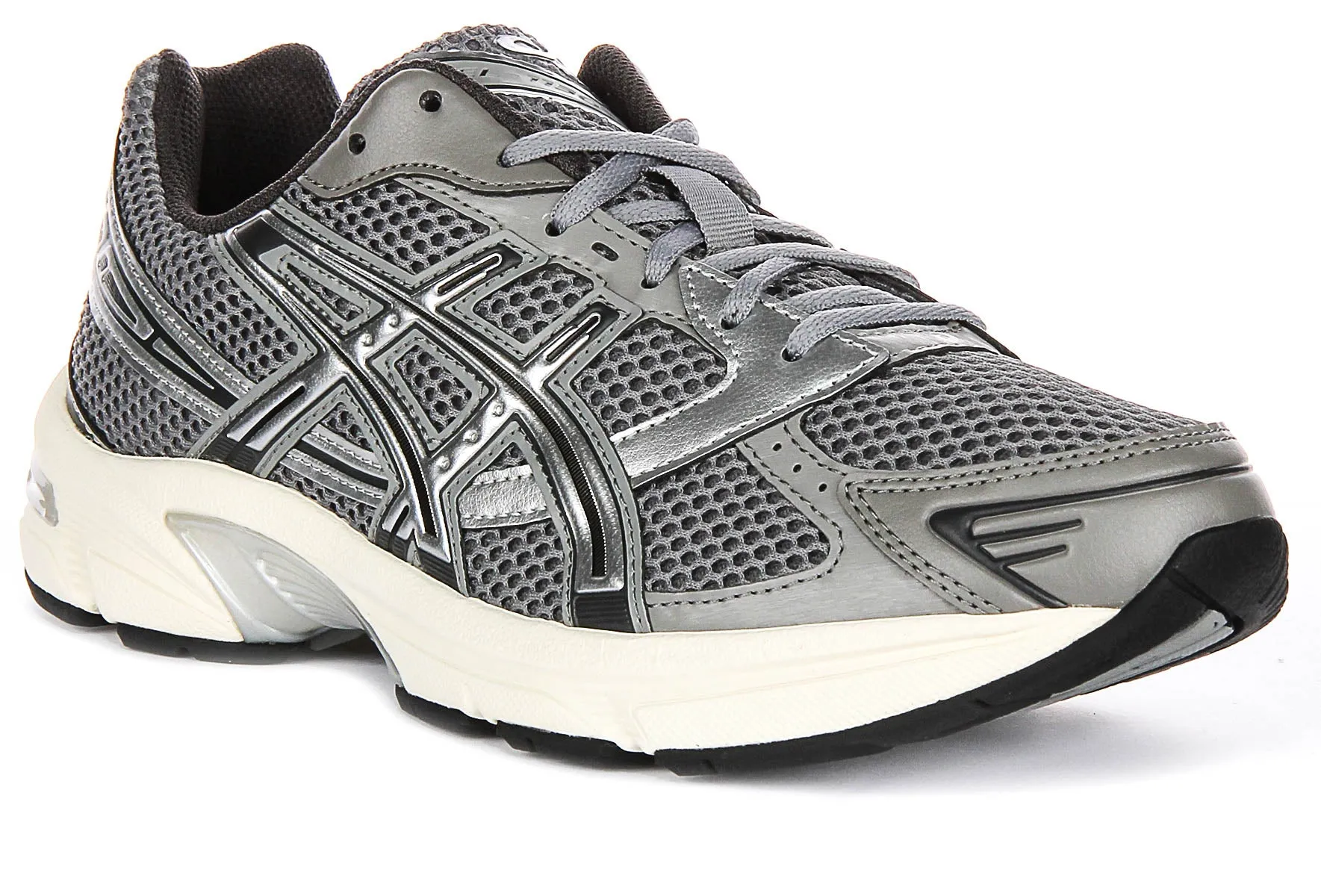 Asics Gel 1130 In Grey Silver Trainers clean look