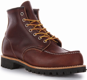 Red Wing 8146-2 6 inch Boots In Brown For Men Comfortable Walk Durable Stitching