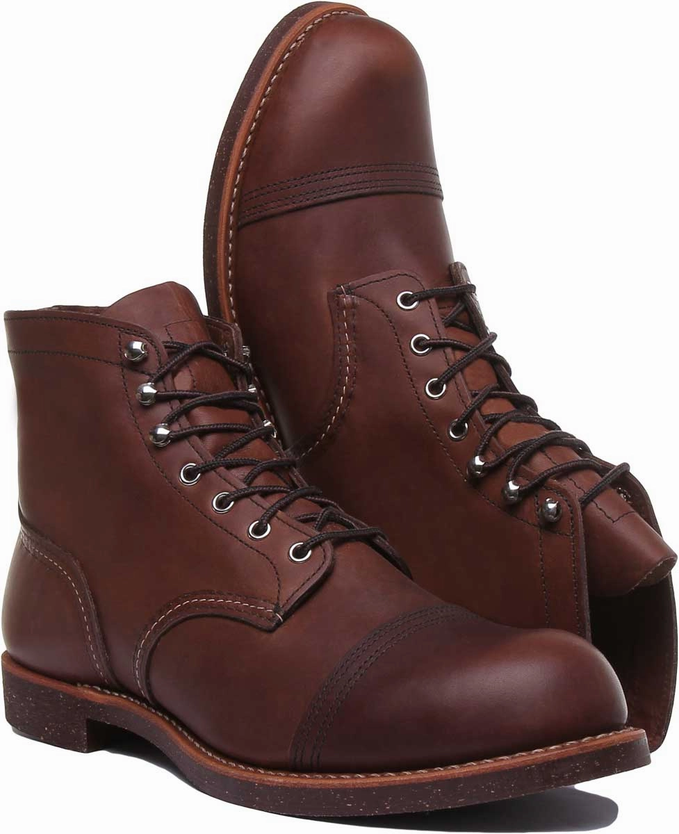 Red Wing Iron Ranger 08111-3 In Brown Polished Shine