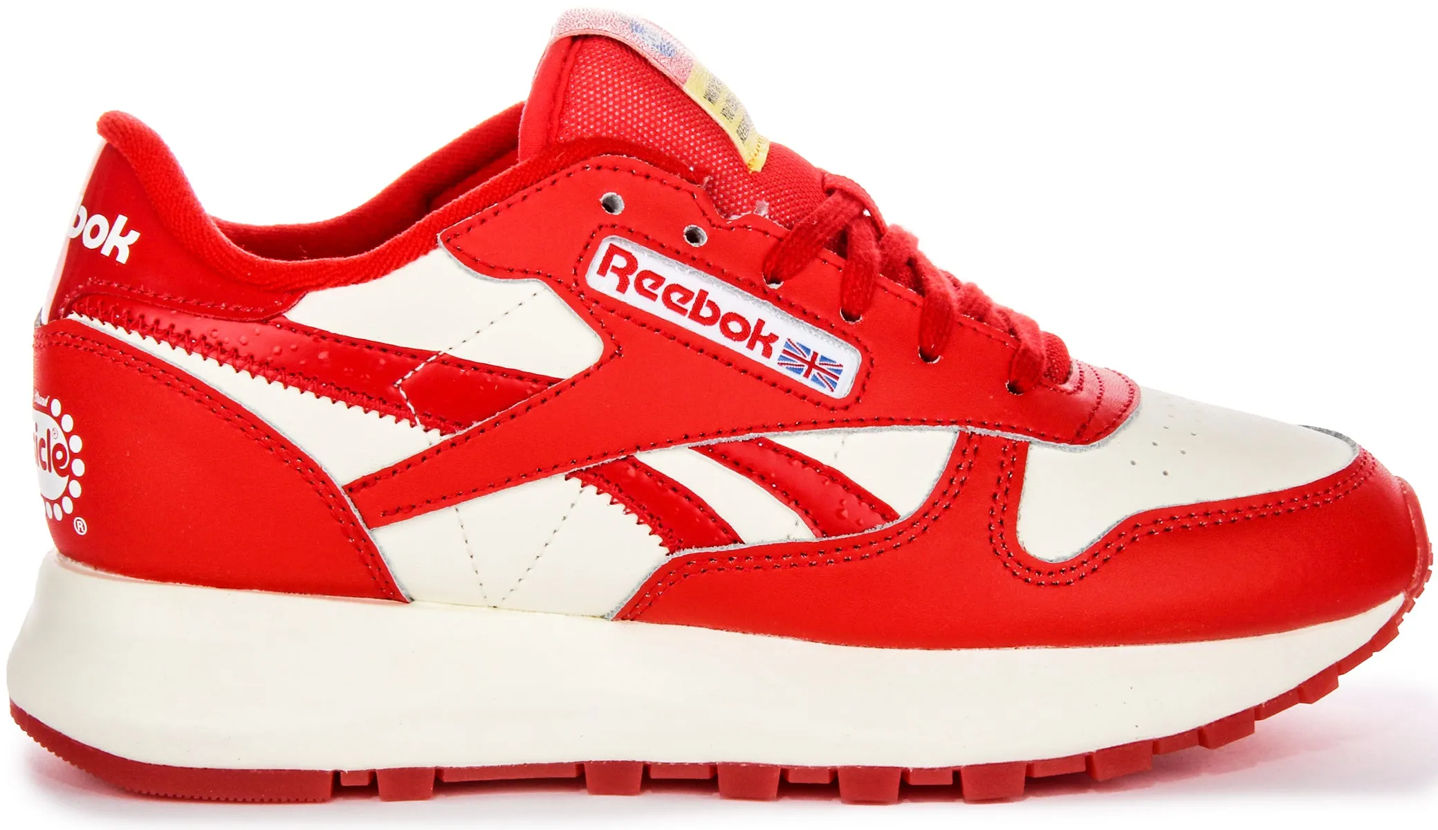 Reebok Classic Leather X Popsicle In White Red For Women No Slip