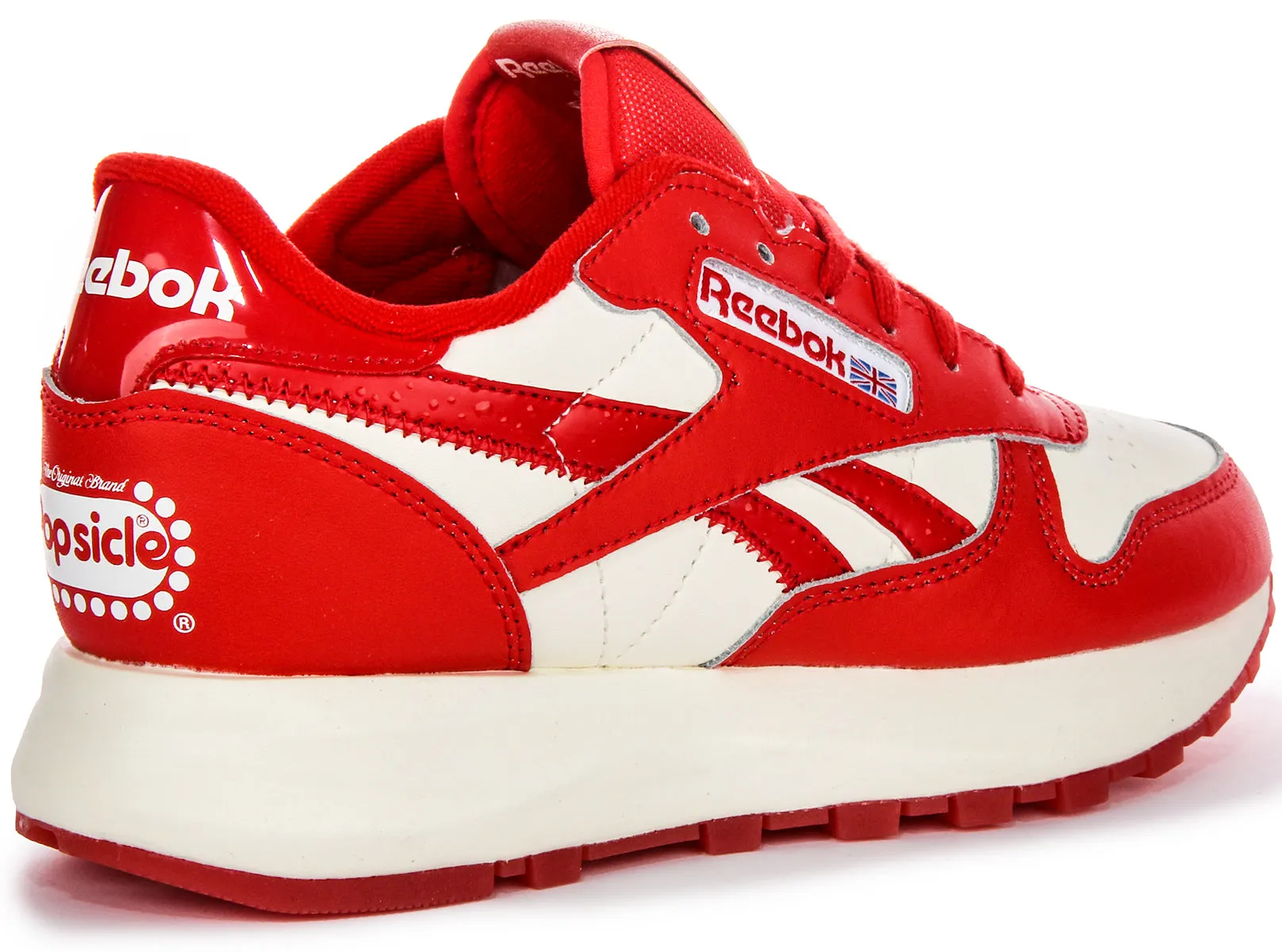 Reebok Classic Leather X Popsicle In White Red For Women No Slip