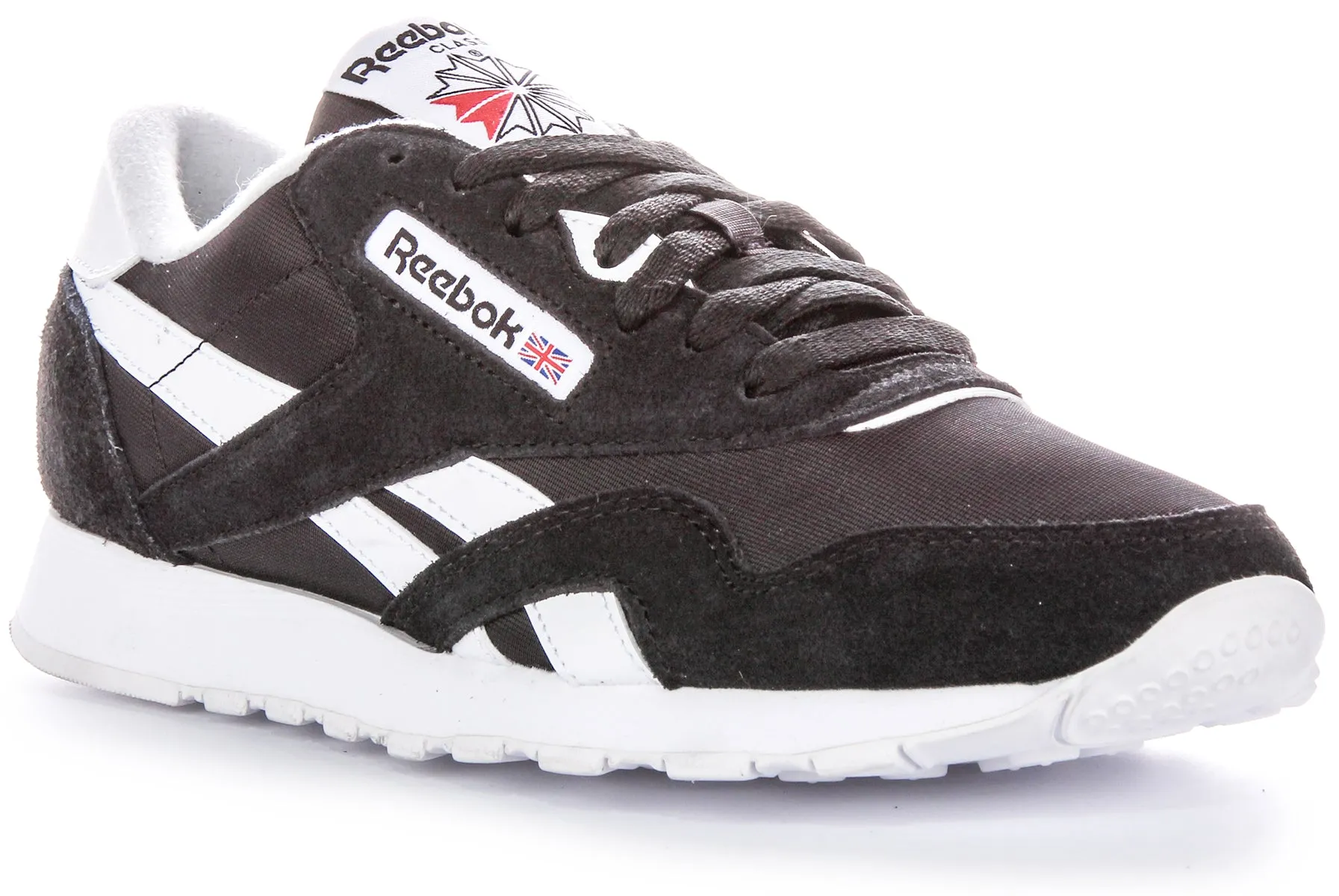 Reebok Classic Nylon In Black White For Men Core Support All surface