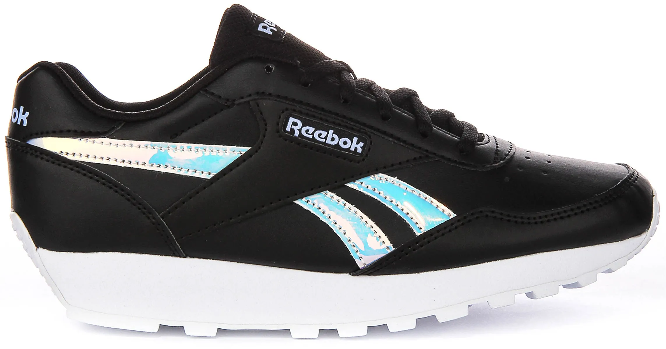 Reebok Rewind Run In Black Silver For Women Rapid Fit