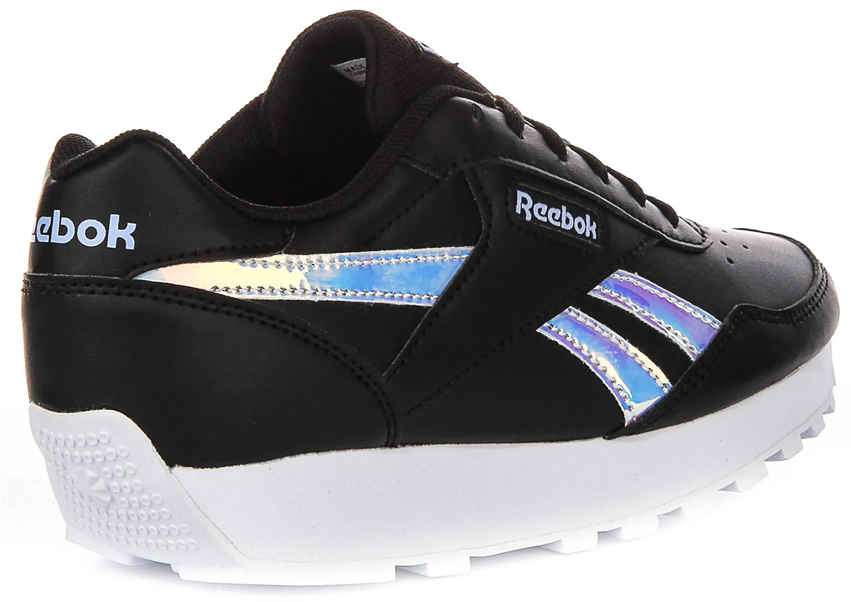Reebok Rewind Run In Black Silver For Women Rapid Fit
