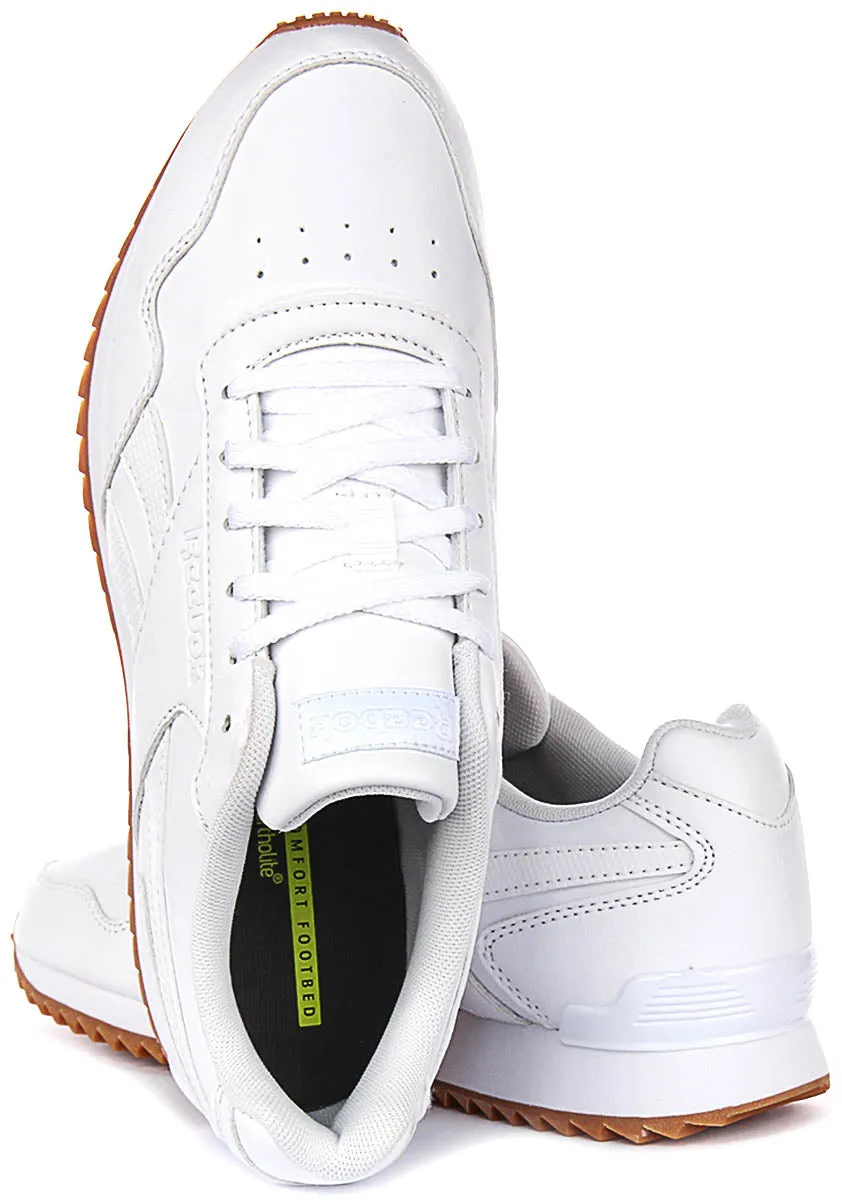 Reebok Royal Glide Rip In White For Women Breathable Lining