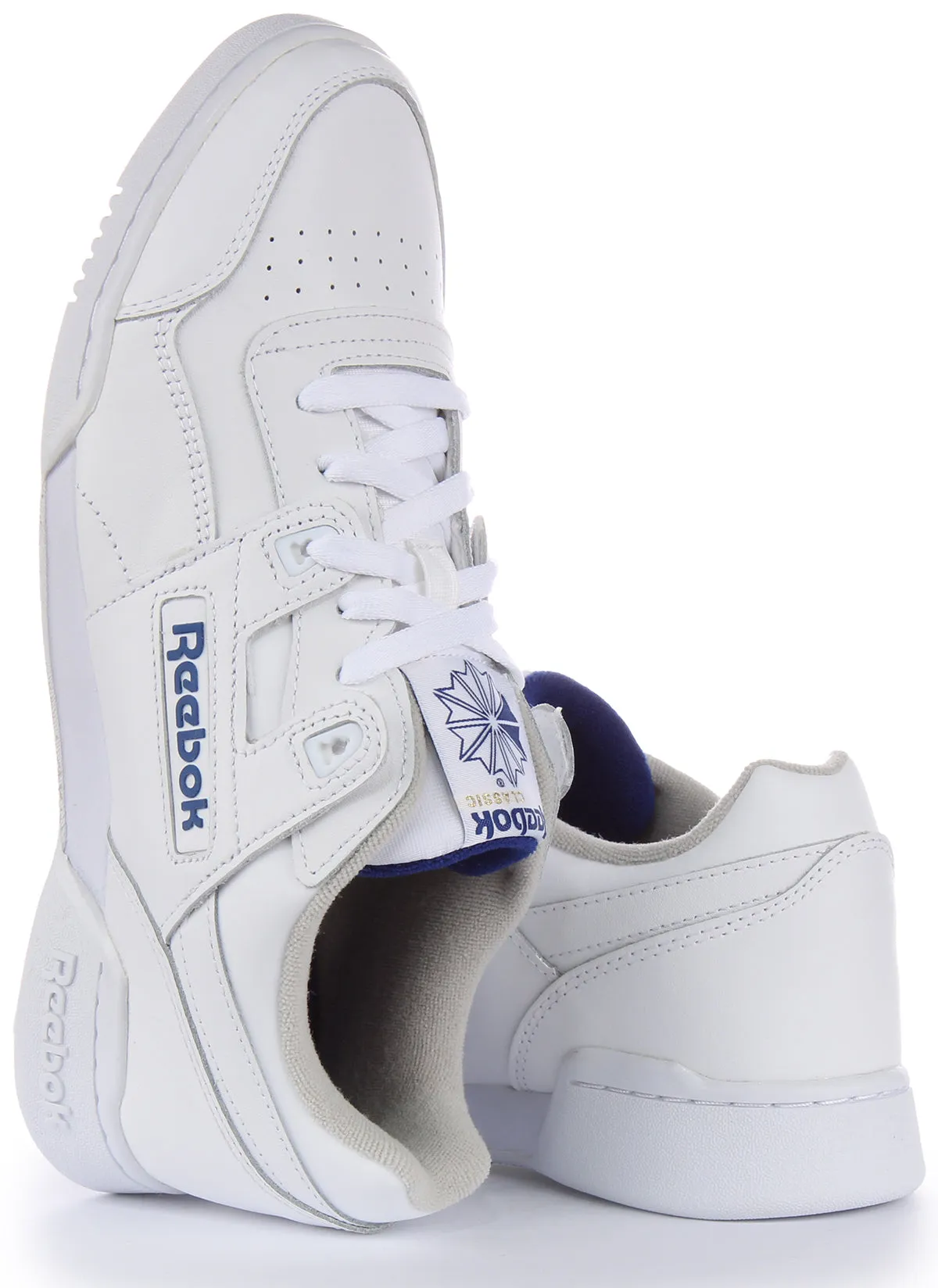 Reebok Workout Plus In White For Men Flexible Fit