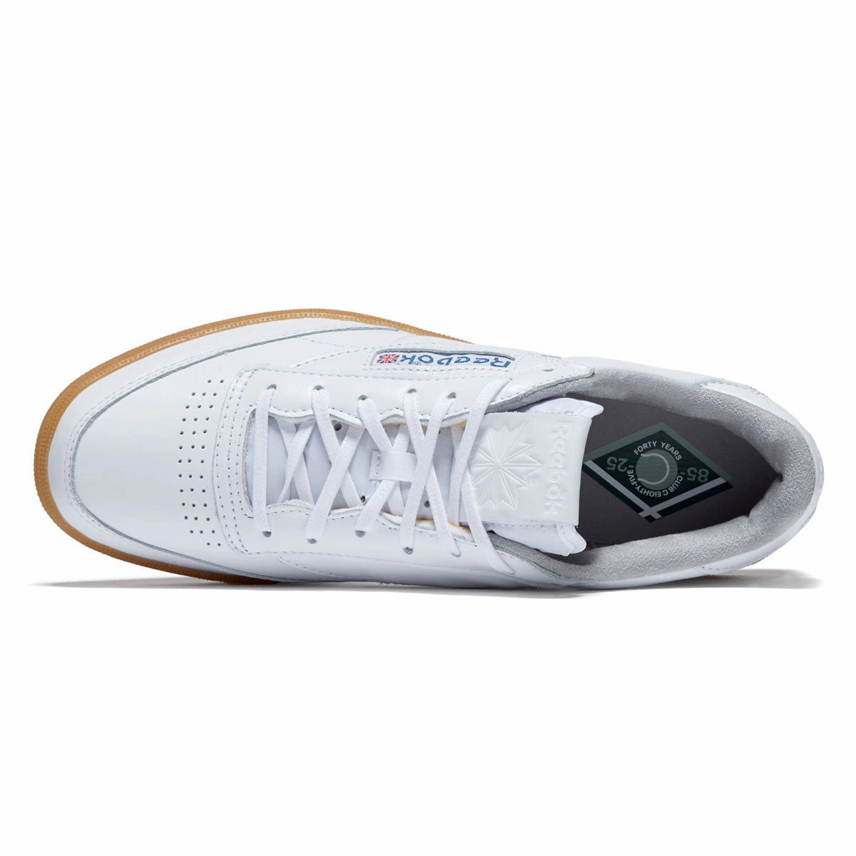 Reebok Club C 85 Vintage Shoes - Ftwr White/Grey2/Gum Soft Interior