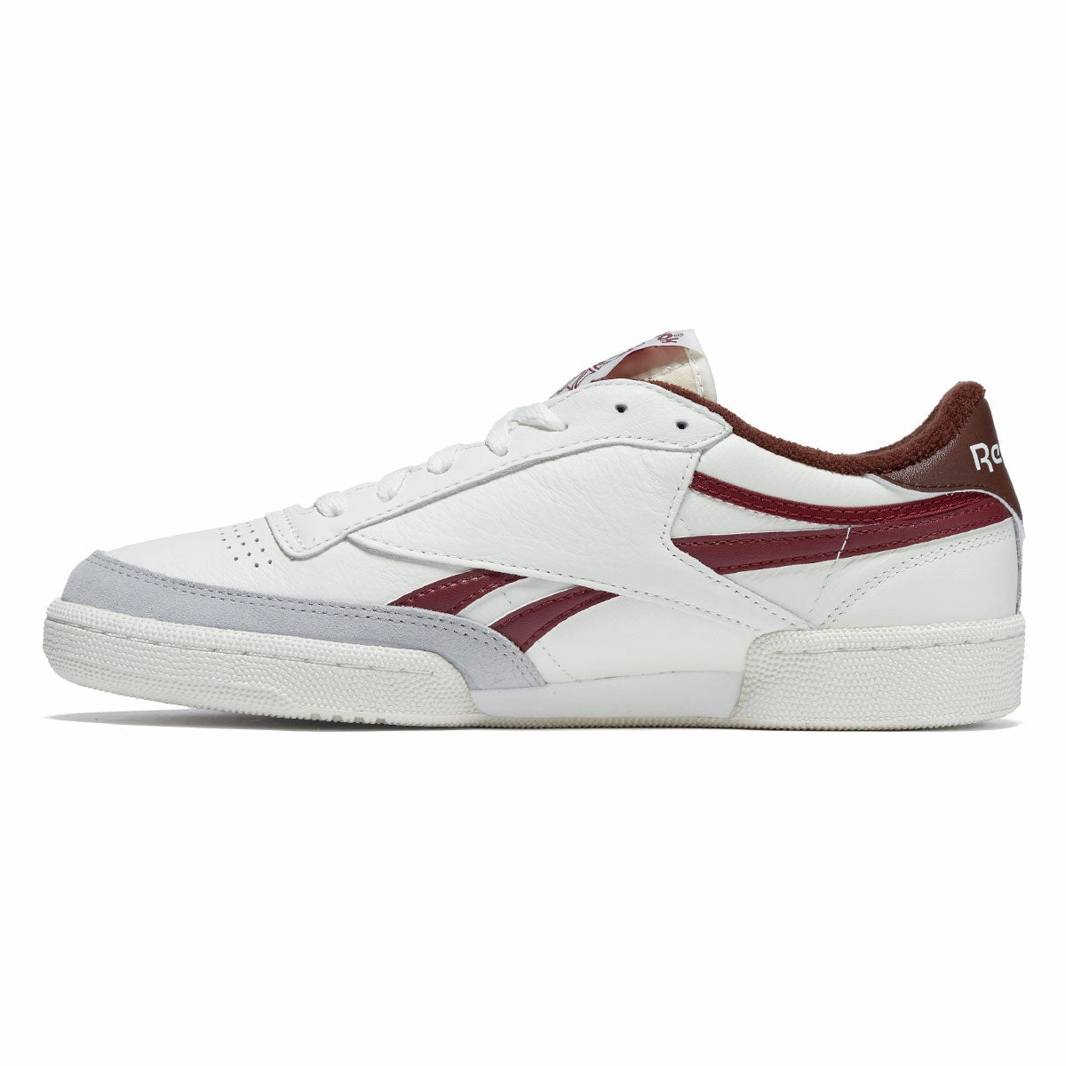 Reebok Club C Revenge Vintage Shoes - Chalk/Burgundy/Grey Optimal Traction Force Ability