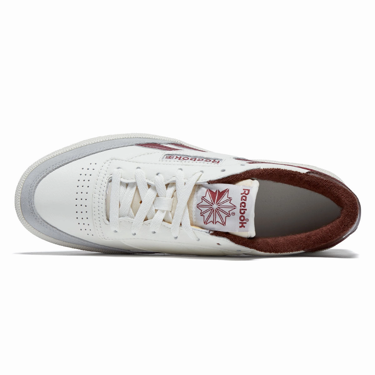 Reebok Club C Revenge Vintage Shoes - Chalk/Burgundy/Grey Optimal Traction Force Ability