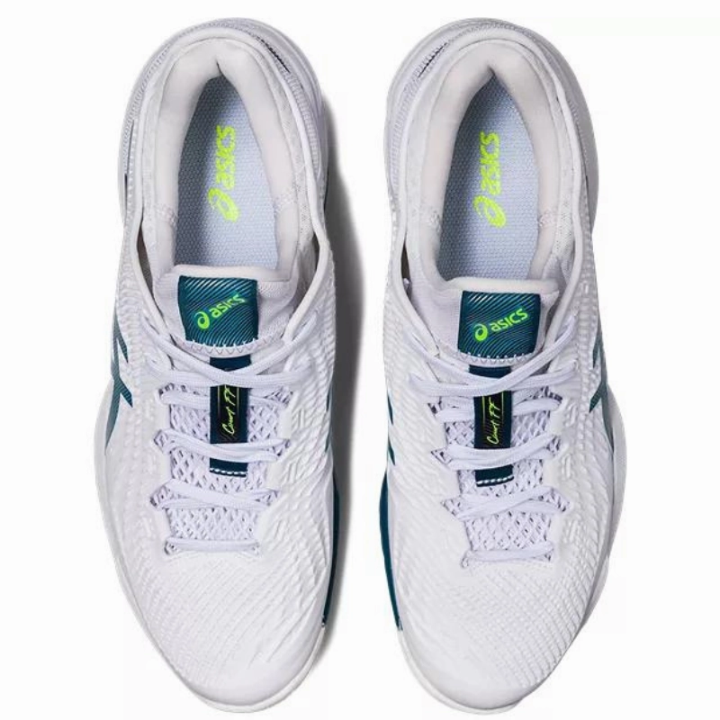 Refined lines Asics Court FF 3 Mens Tennis Shoes - White / Gris Blue