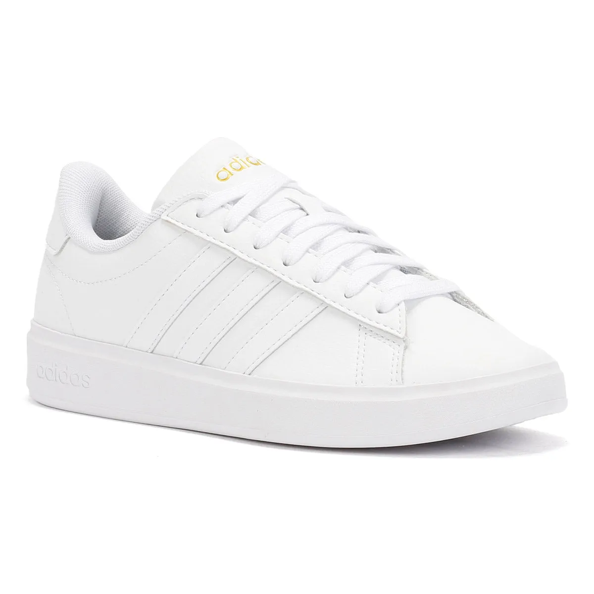 Reflective Adidas Grand Court 2.0 Women's White Trainers