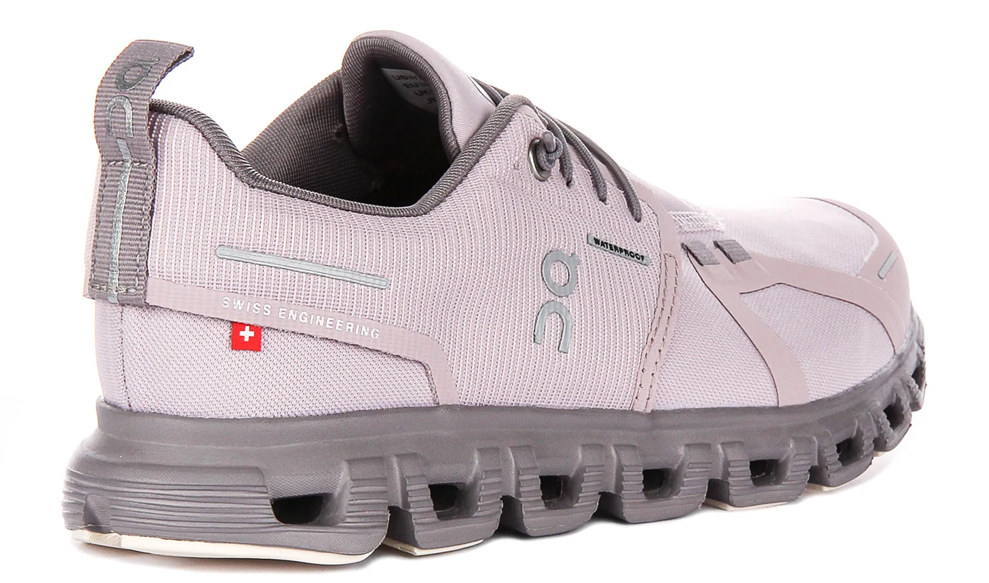 Reflective Detail On Running Cloud 6 Waterproof In Purple For Women