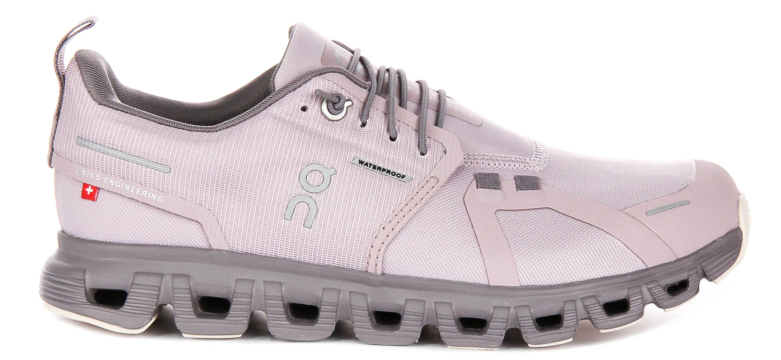 Reflective Detail On Running Cloud 6 Waterproof In Purple For Women