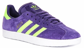 shock - absorption technology running in a bamboo bridge area shoes Adidas Gazzelle X Messi In Purple