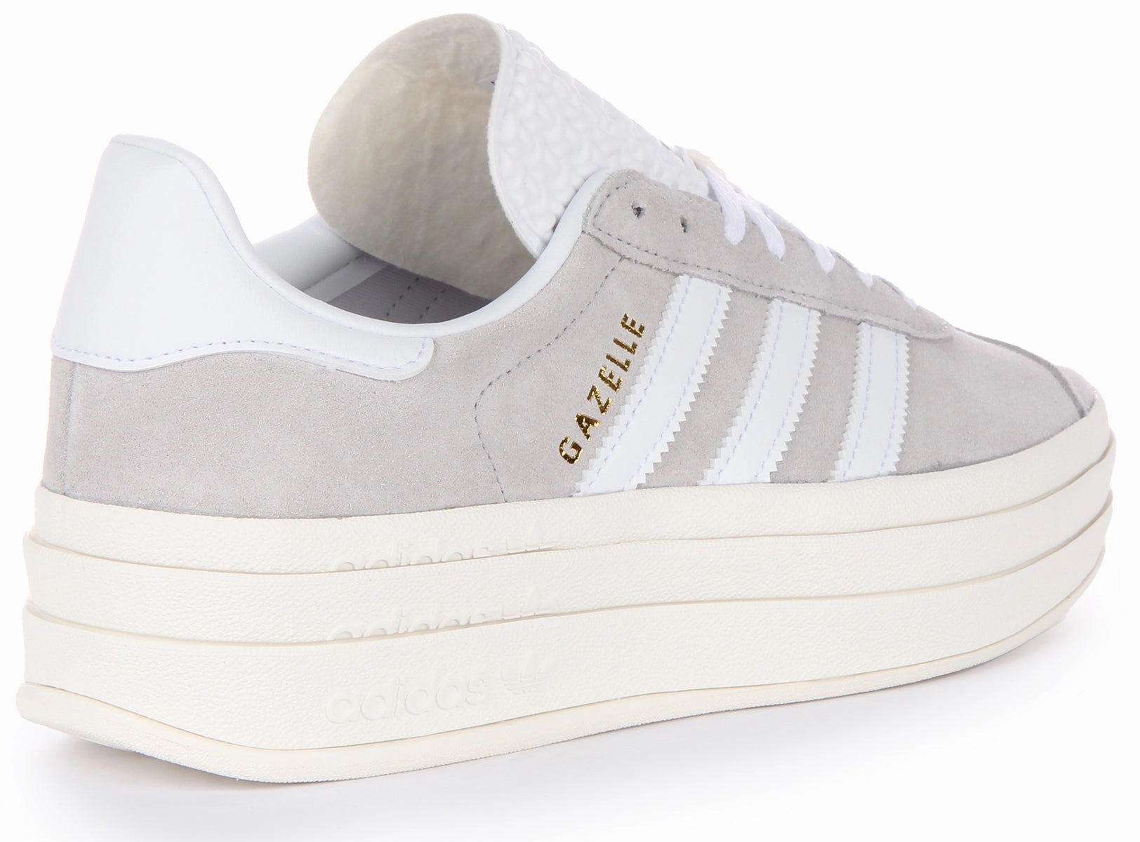 Reflective Markings Design Adidas Gazelle Bold W In Off White For Women