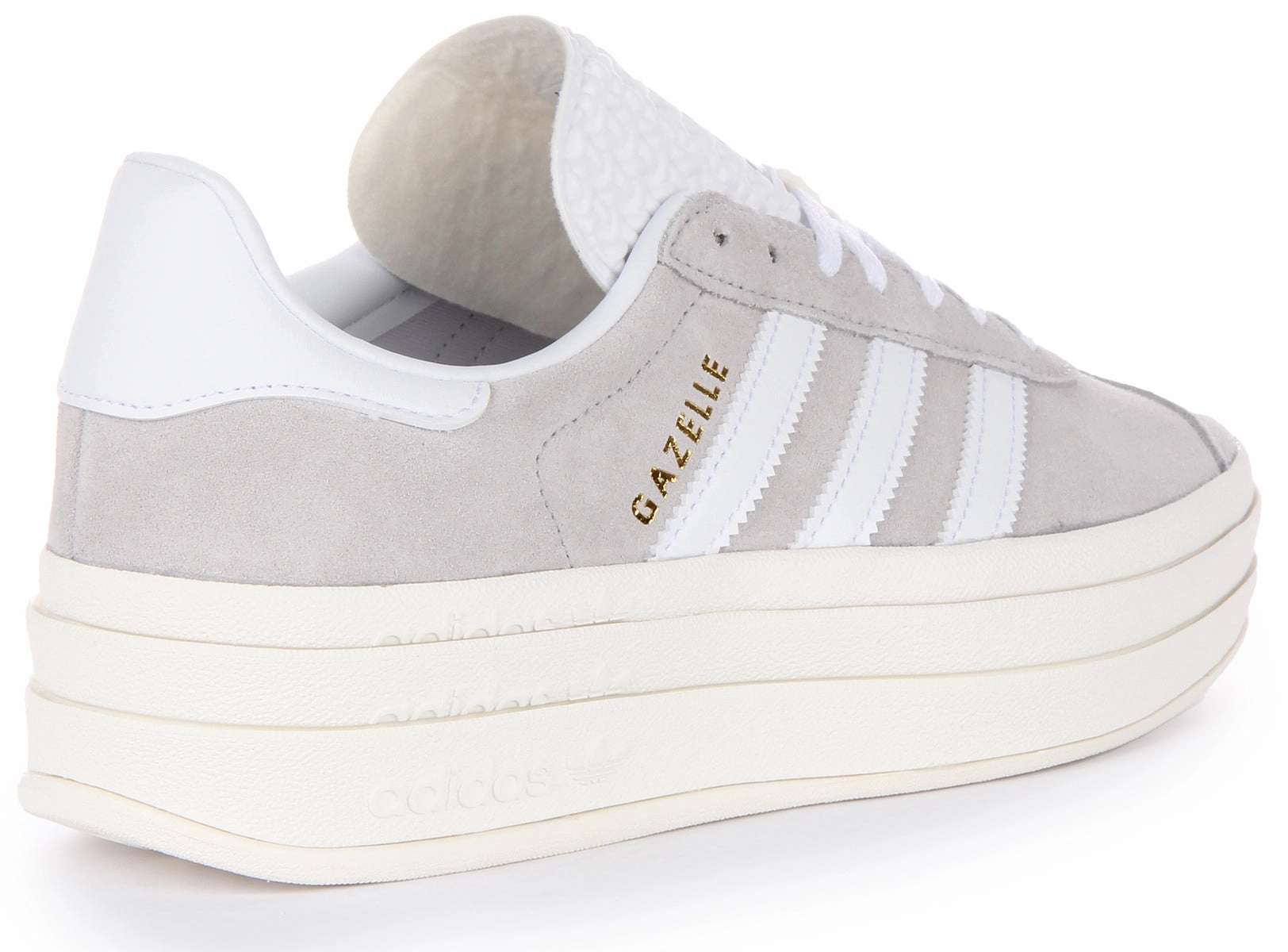 Reflective Markings Design Adidas Gazelle Bold W In Off White For Women