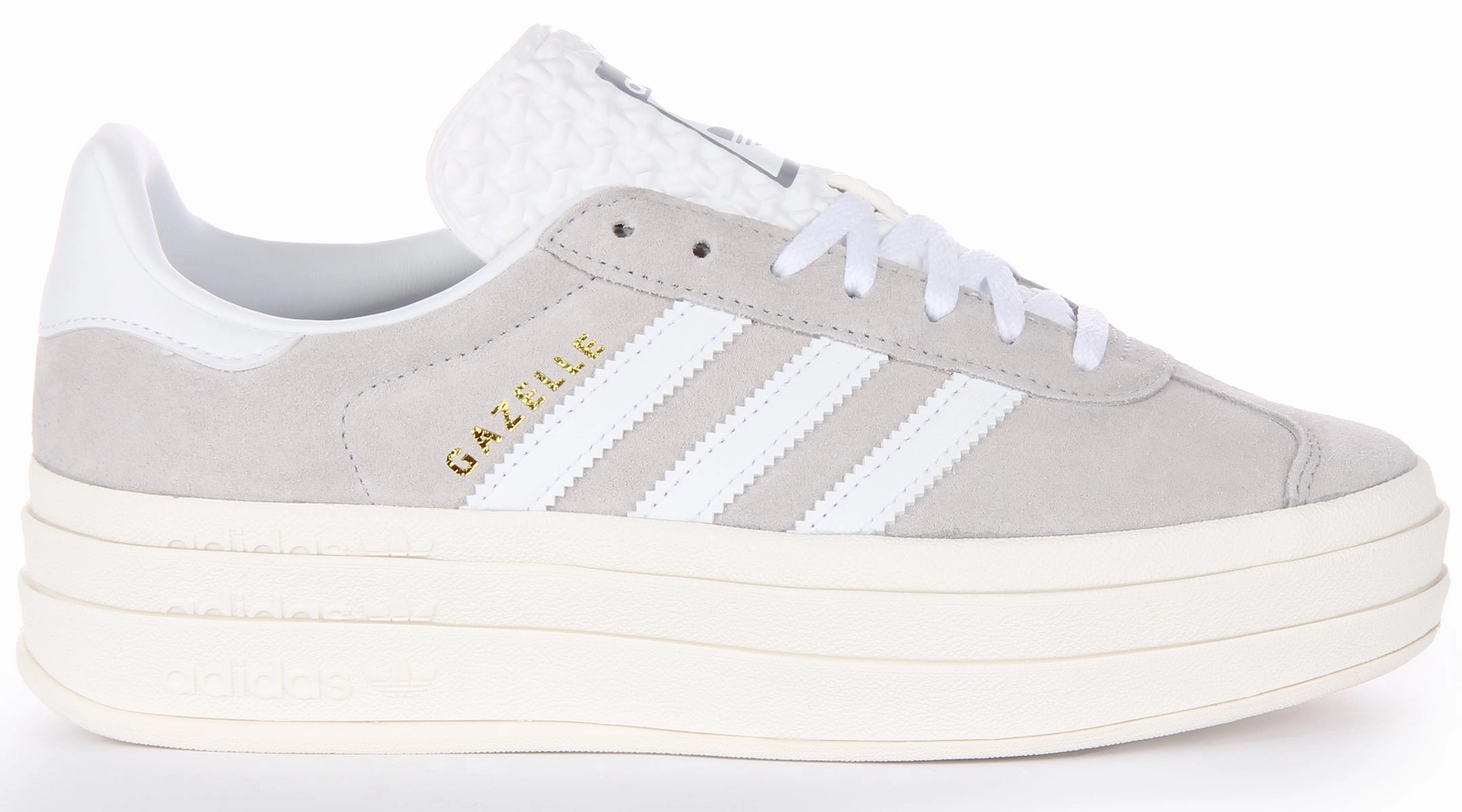 Reflective Markings Design Adidas Gazelle Bold W In Off White For Women