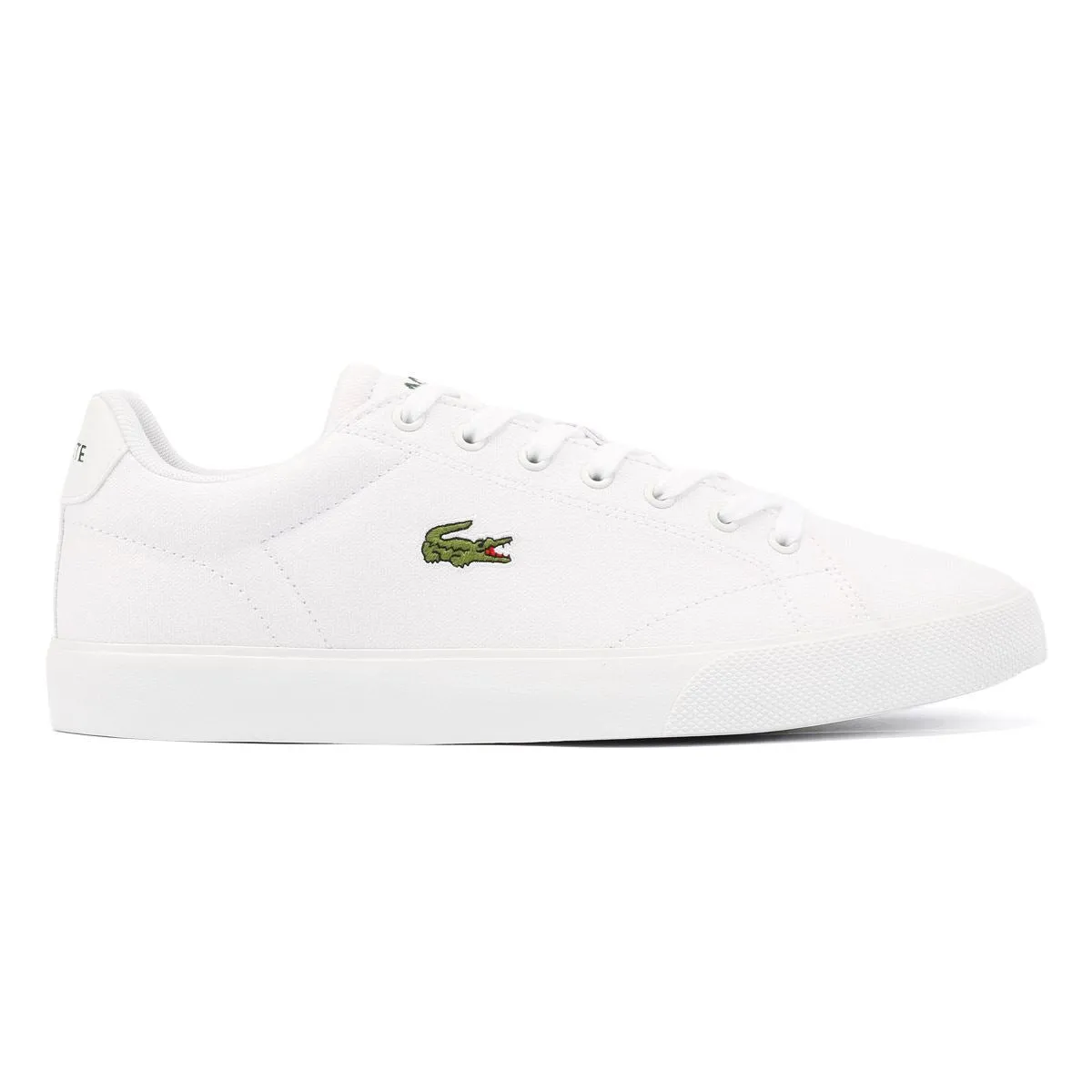 Reinforced Seams Lacoste Lerond Set Canvas Men's White Trainers