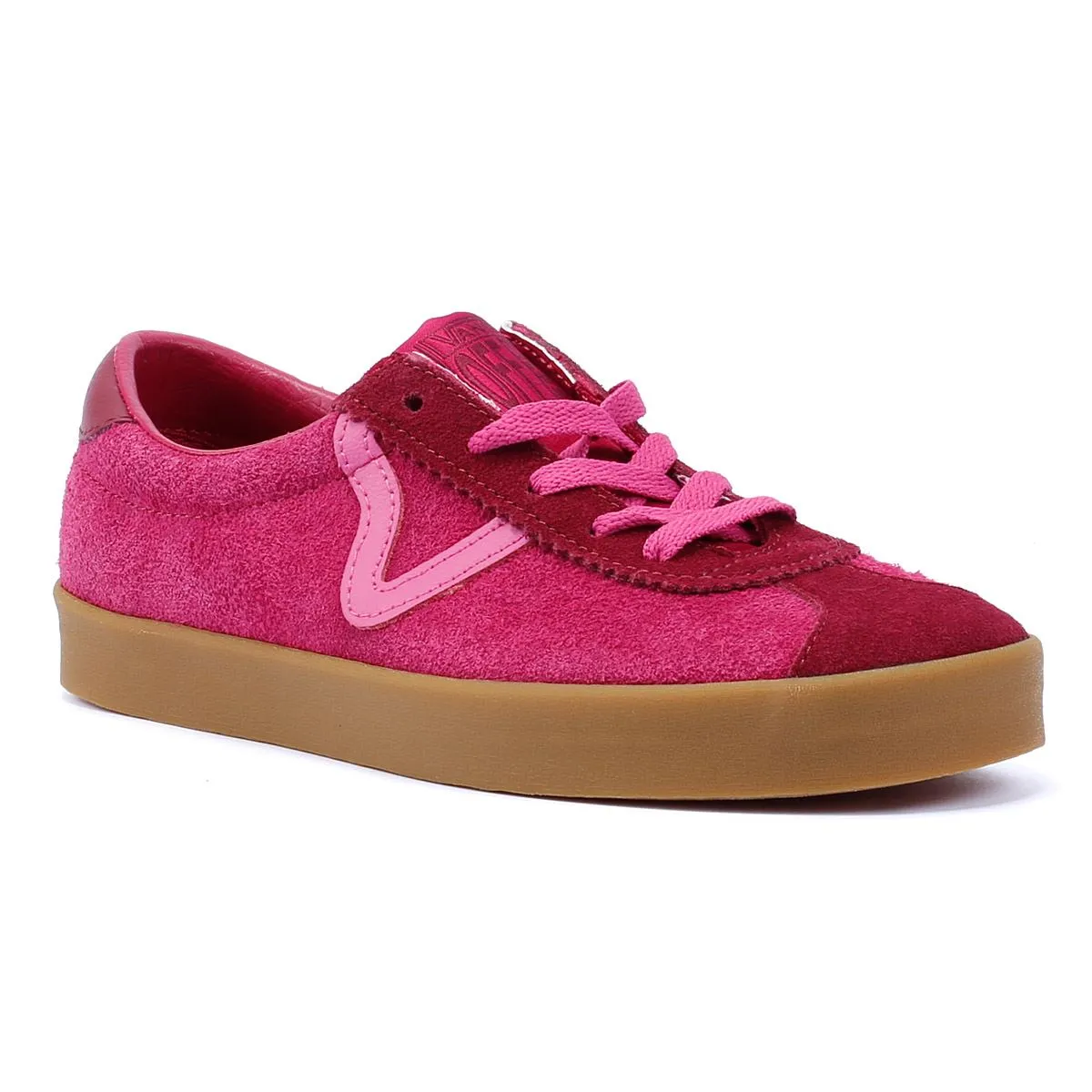Reinforced Toe Guard Vans Sport Low Suede Women's Fushsia Trainers