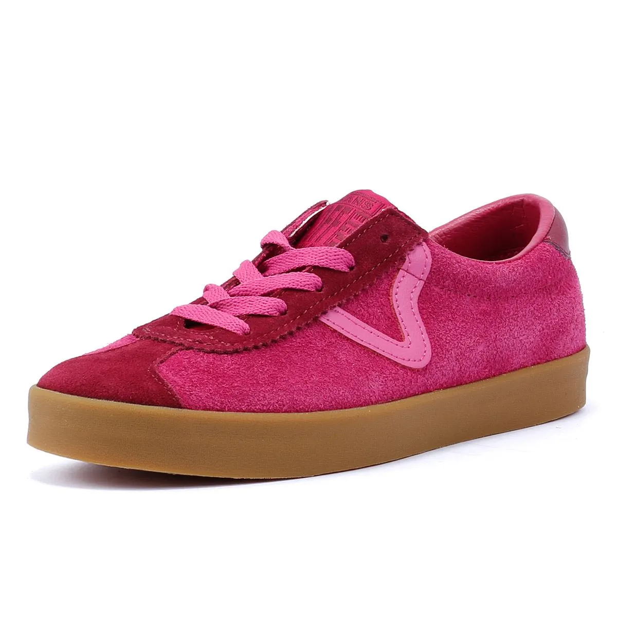Reinforced Toe Guard Vans Sport Low Suede Women's Fushsia Trainers