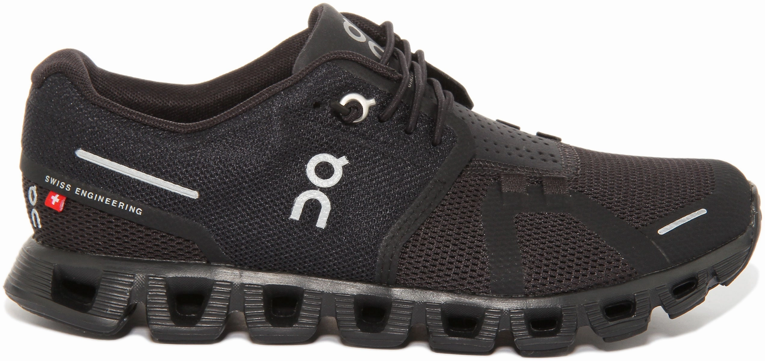 Reinforced Seams On Running Cloud 5 In All Black For Women
