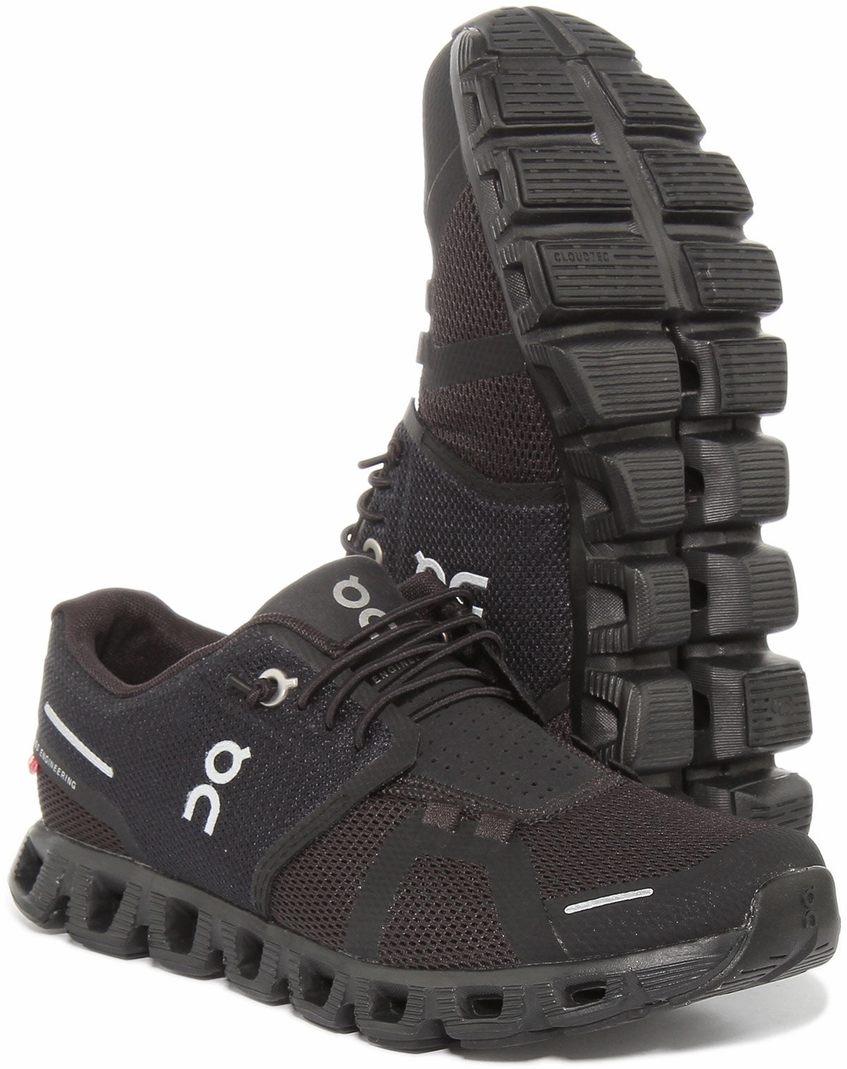 Reinforced Seams On Running Cloud 5 In All Black For Women