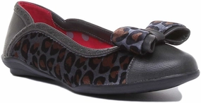 Ruby Shoo Amber In Grey Side Walk