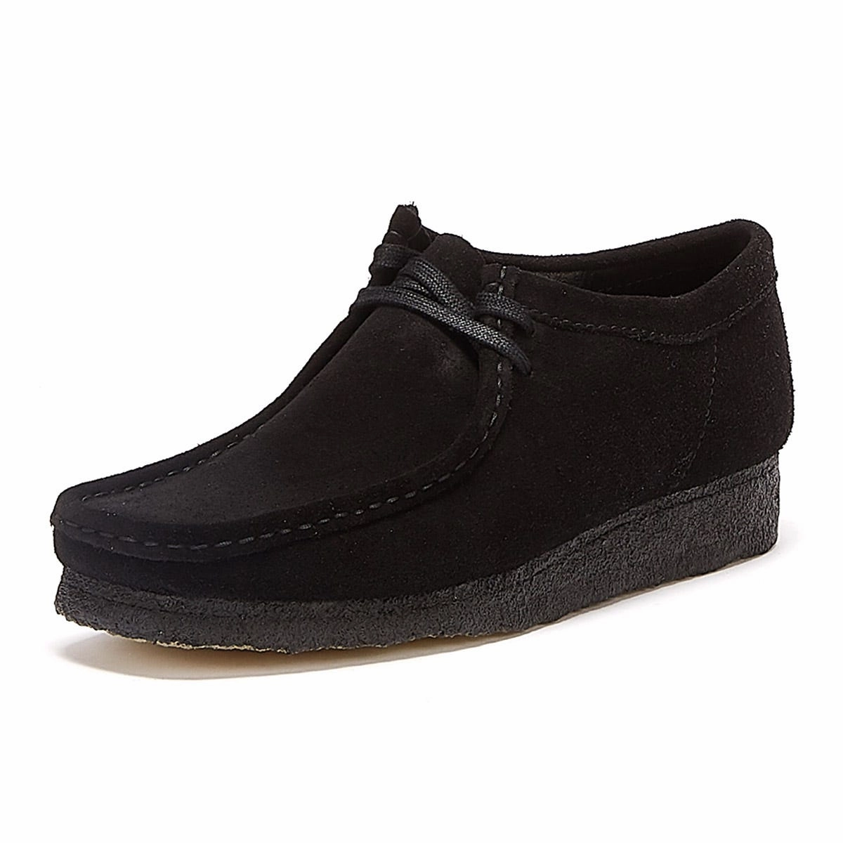 Relaxed Fit Clarks Originals Wallabee Mens Black Shoes