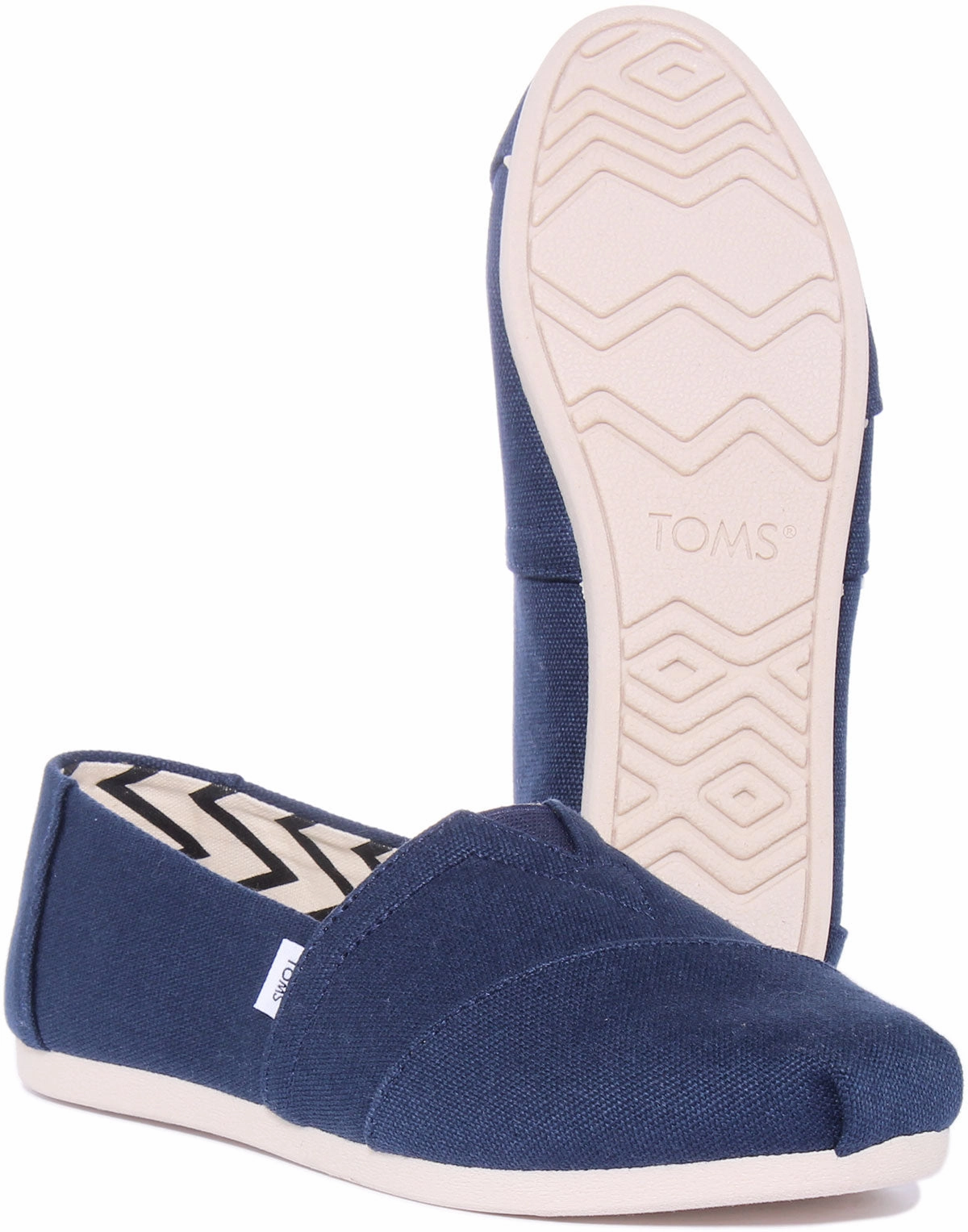 Relaxed Fit Toms Alpargata In Navy For Women