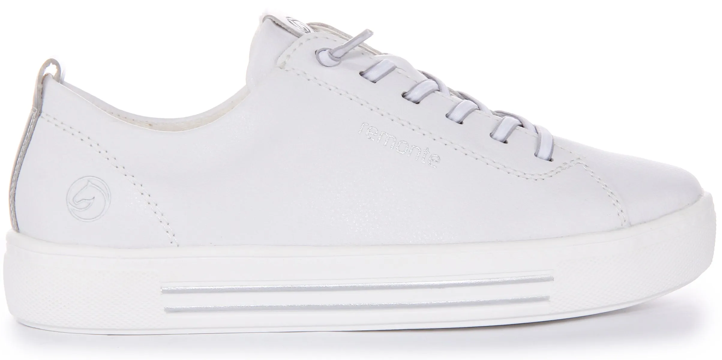 Remonte D0913-80 Trainers In White For Women Power Step