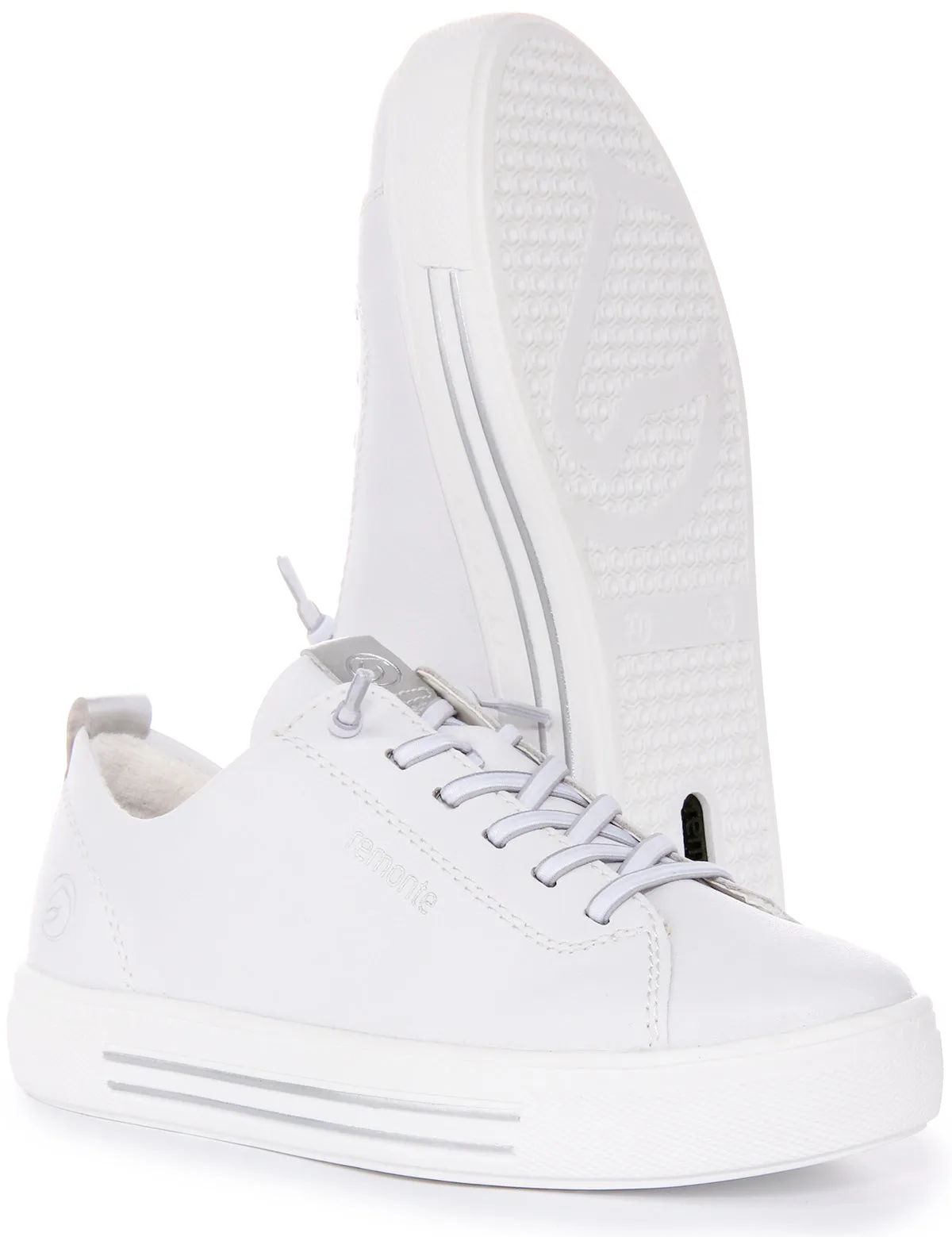 Remonte D0913-80 Trainers In White For Women Power Step
