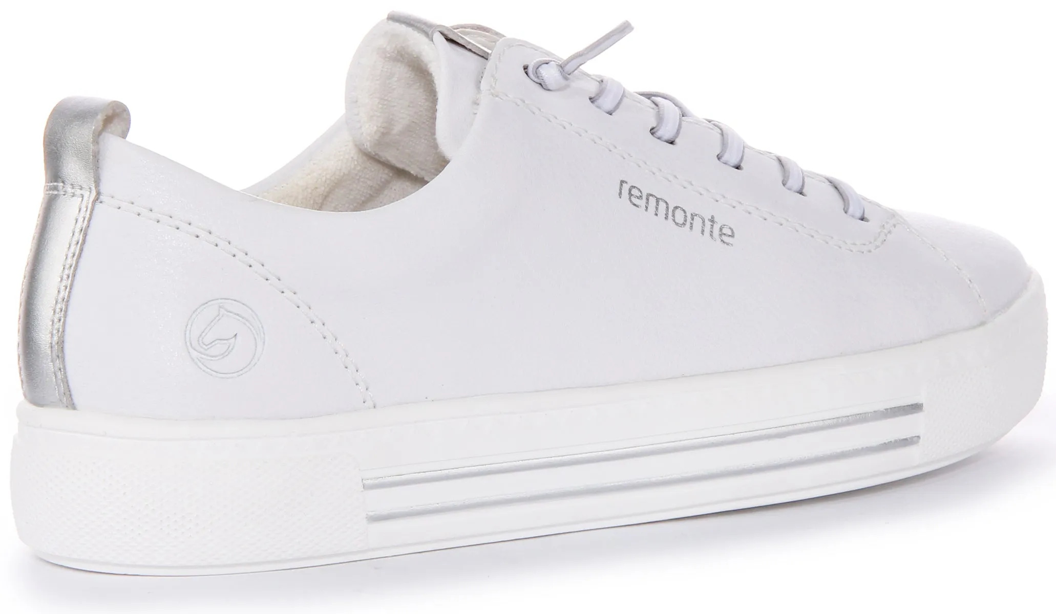 Remonte D0913-80 Trainers In White For Women Power Step
