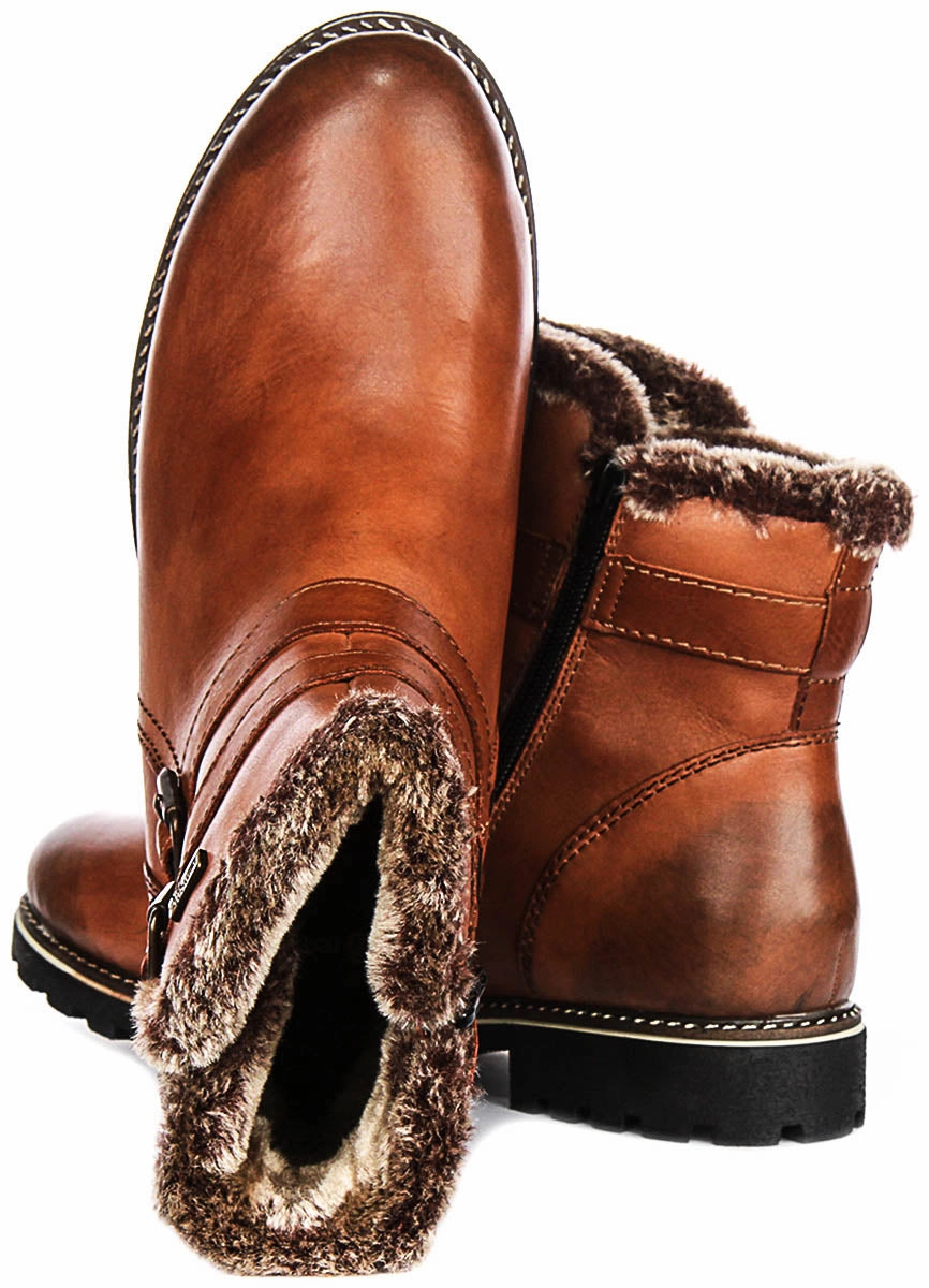 Remonte D8484-24 In Brown For Women Trail Flex Boots Max