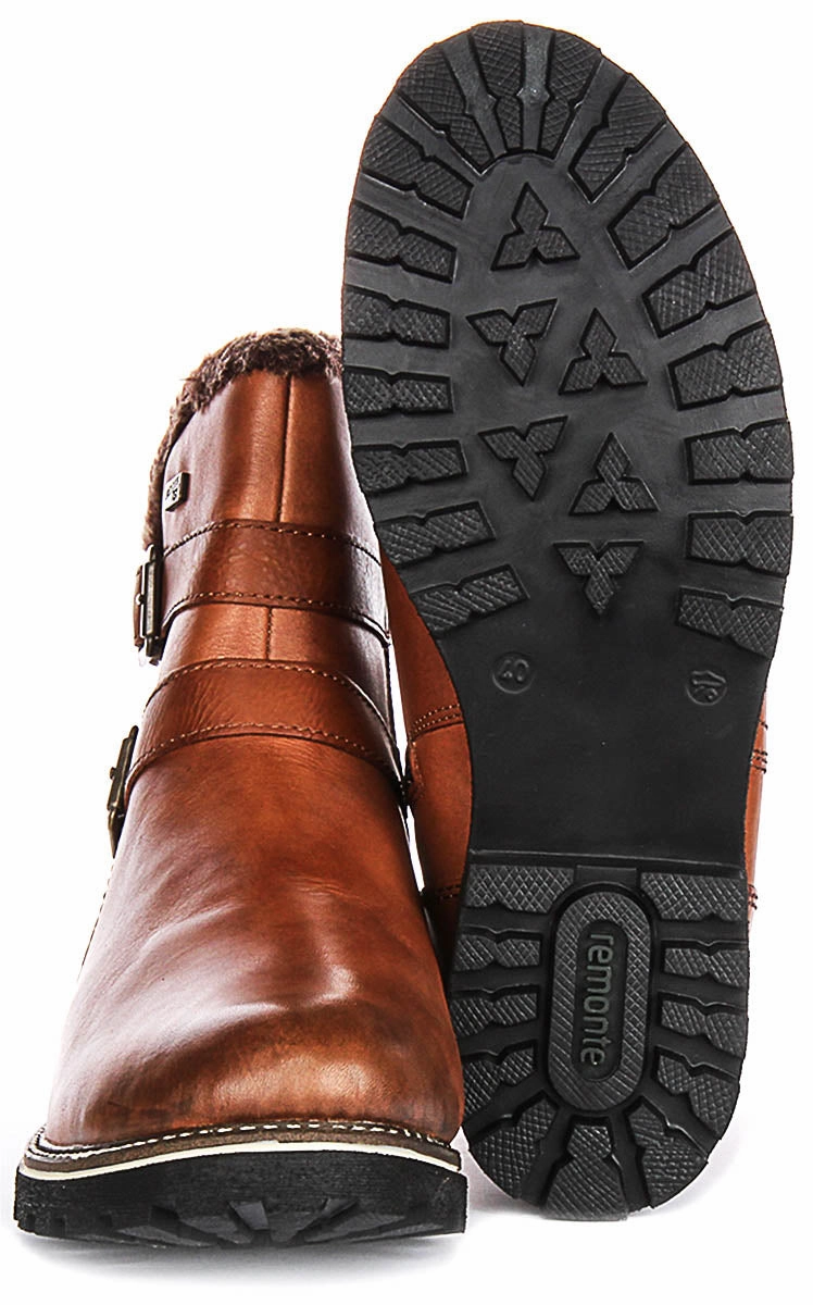 Remonte D8484-24 In Brown For Women Trail Flex Boots Max