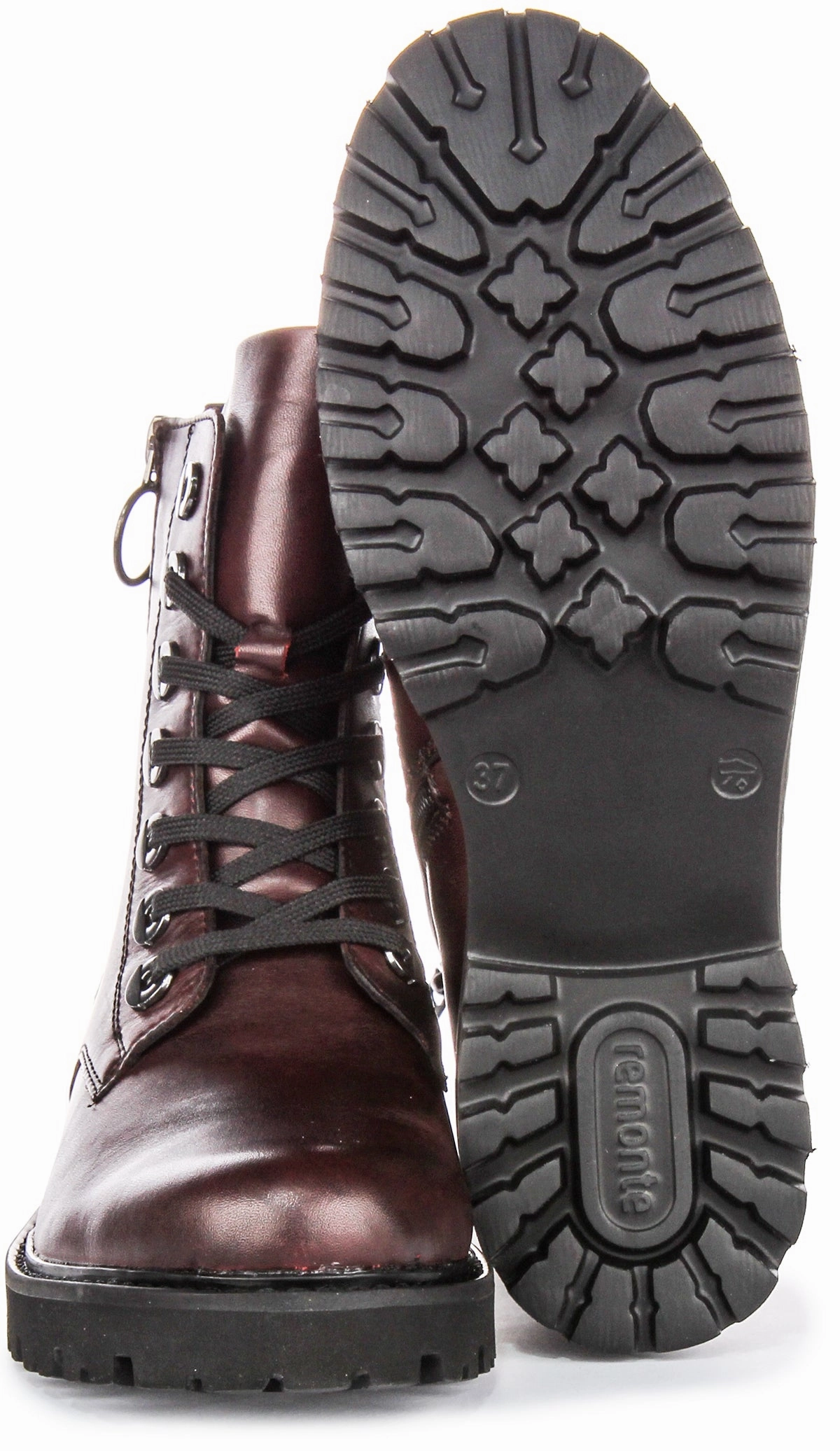 Remonte D8671-35 In Dark Red For Women Outdoor Boots