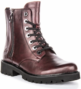 Remonte D8671-35 In Dark Red For Women Easy adjustment Cold Weather