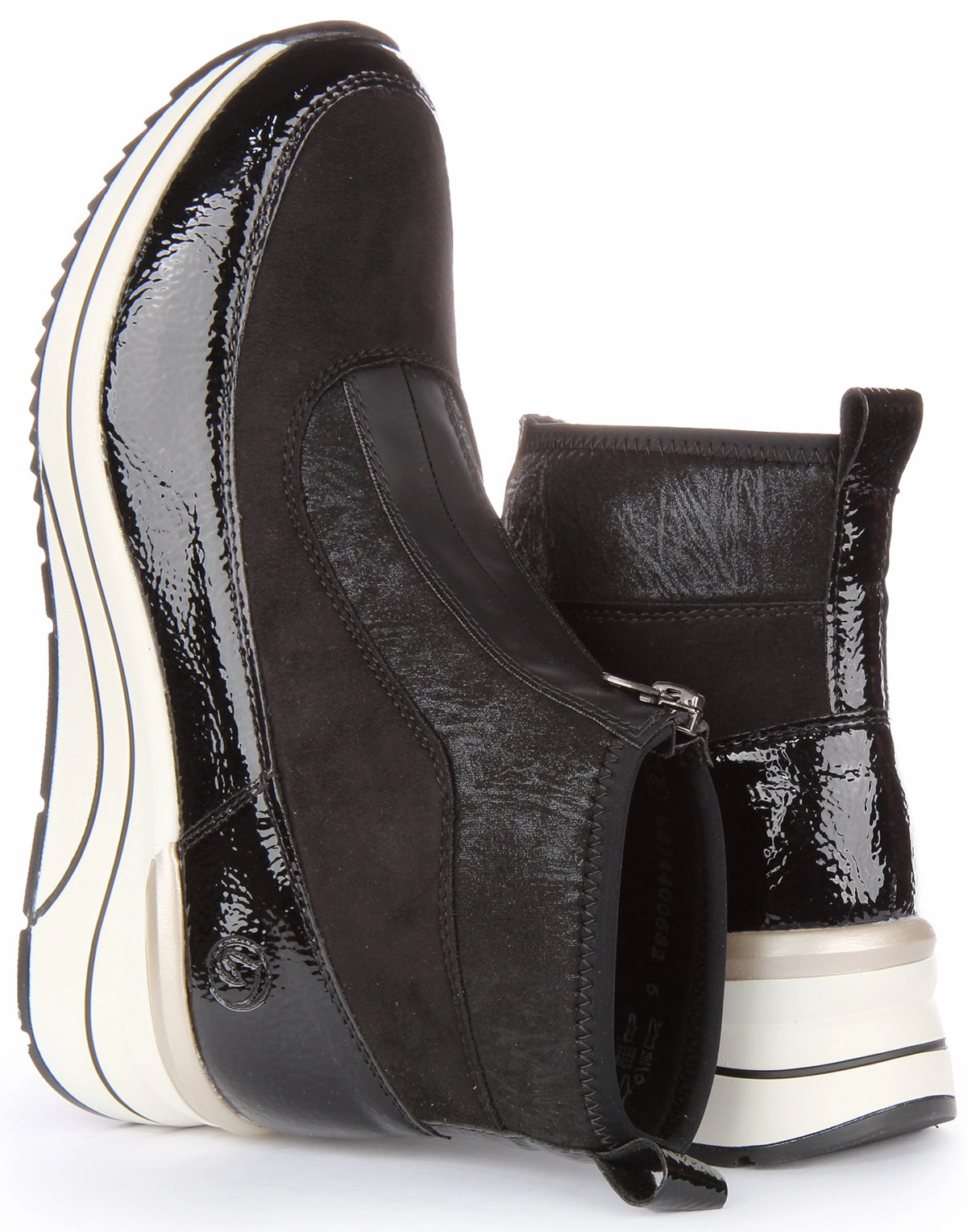 Remonte Dot71-01 In Black For Women Energy Cushion