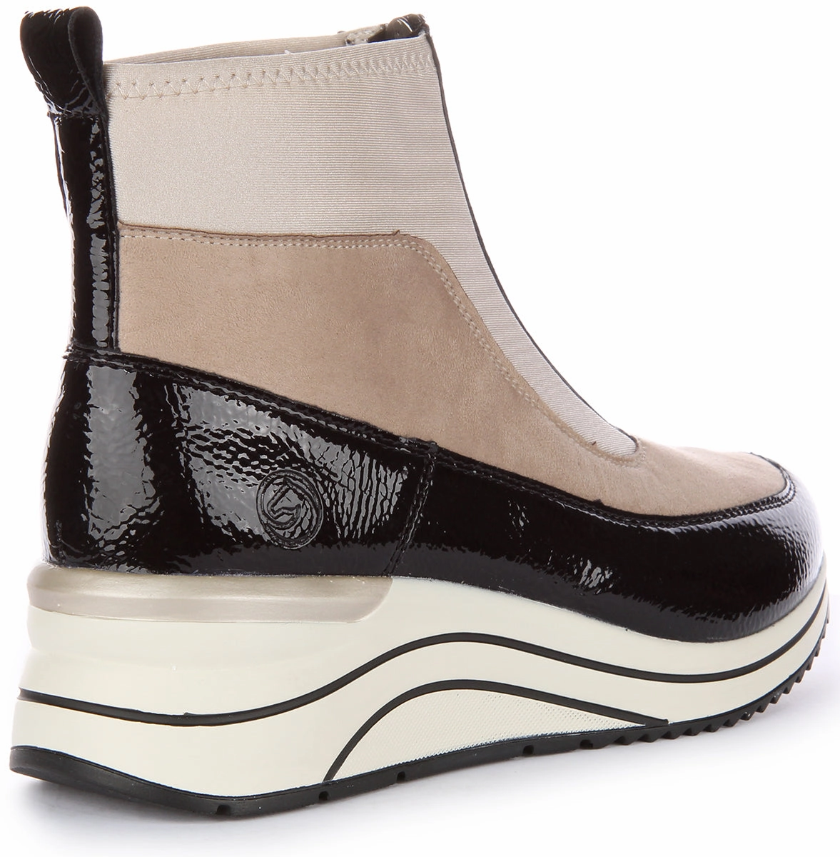 Remonte Dot71-60 Font Zip Boot In Beige For Women Trail Footgear Max
