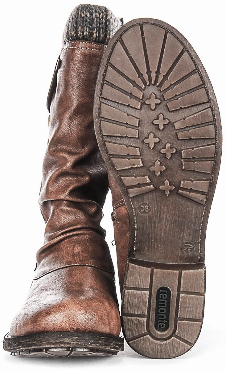 Remonte Erin D8070-25 In Brown For Women Rugged Flex Gear