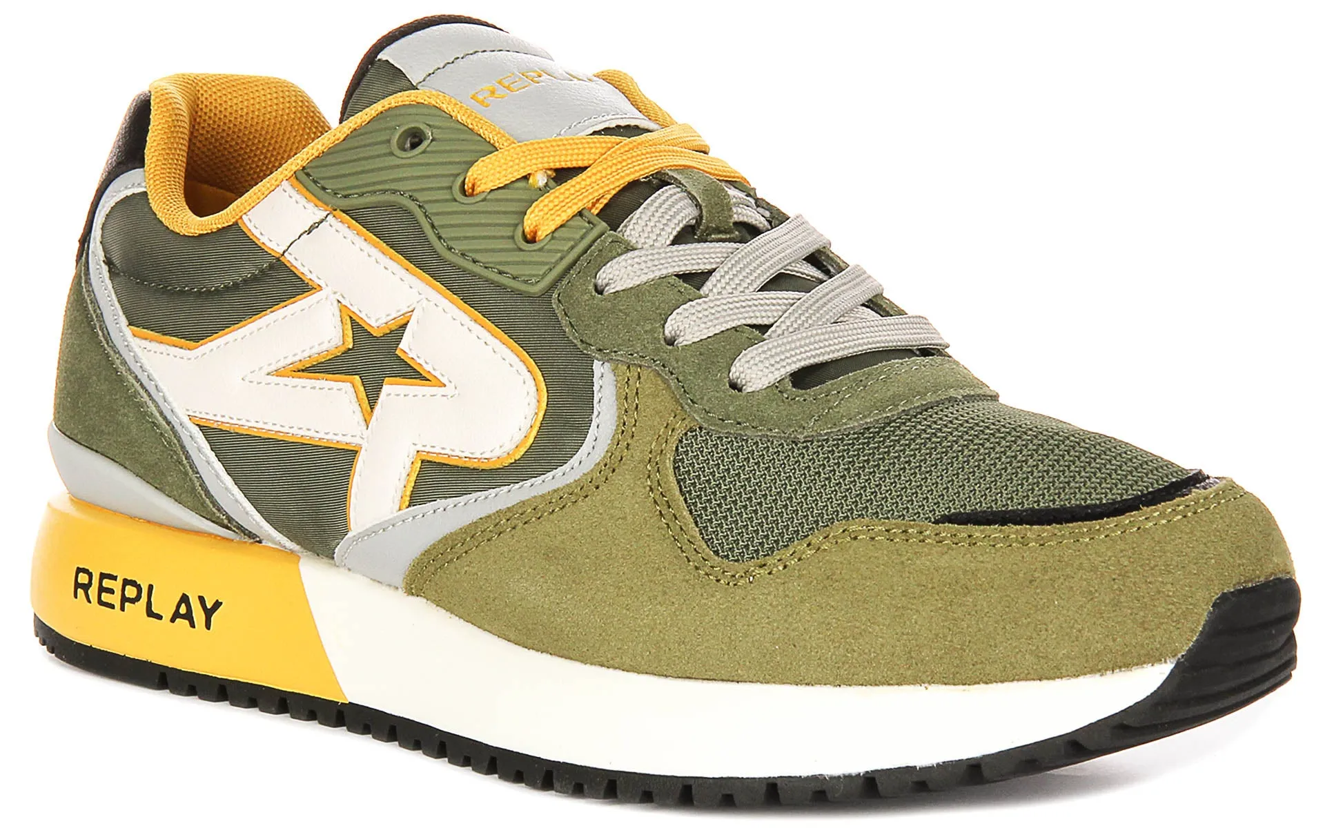 Replay Fiber M Tonal In Green For Men Step Focus Adaptive Grip