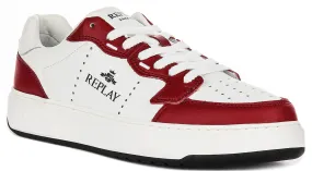 Replay Kai Action In Red White For Men Free Moving Comfort Liner