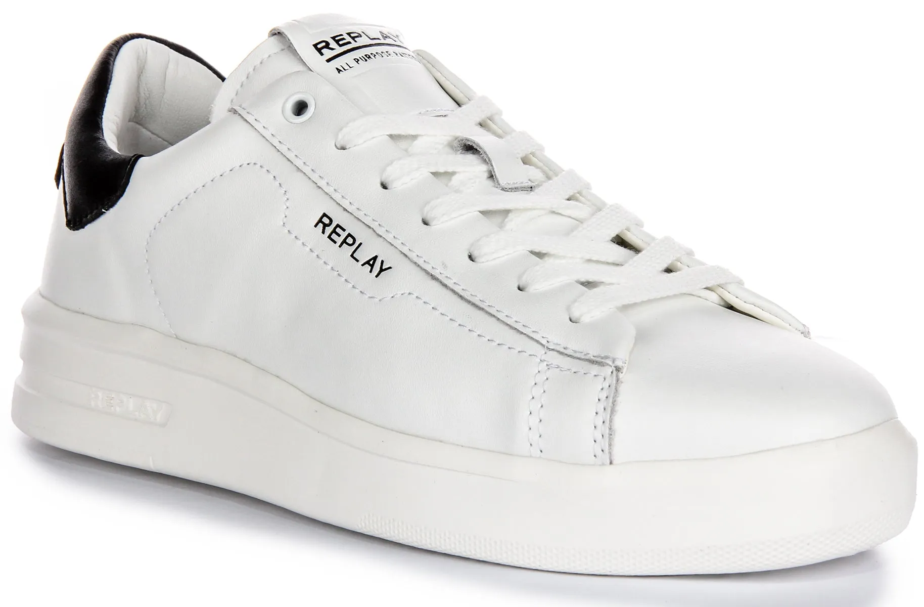 Replay University M Direct In White Black For Men Responsive Grip Flexible